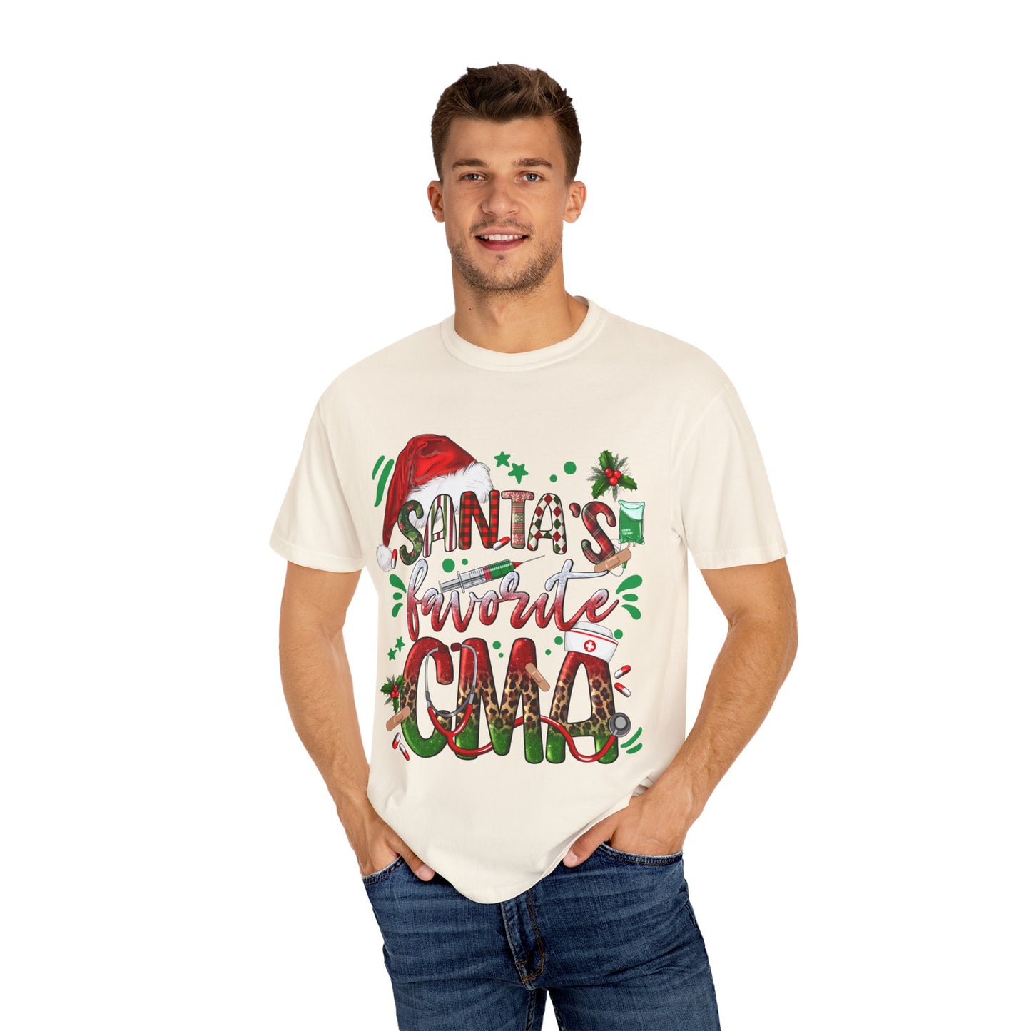 Santa's Favorite CMA T-Shirt, Christmas Gift, Holiday Apparel, Unisex Shirt, Fun Festive Tee, Seasonal Wear