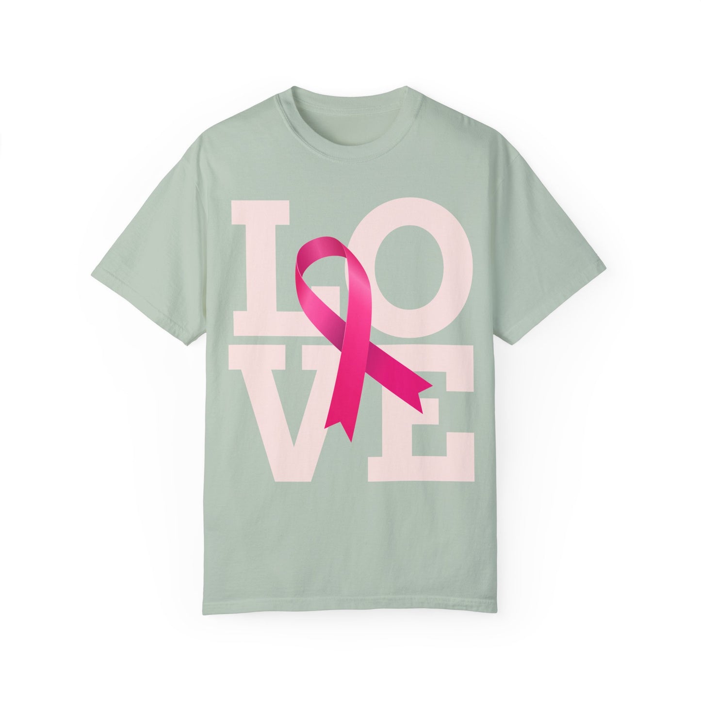 Love Ribbon Unisex T-Shirt - Support Breast Cancer Awareness