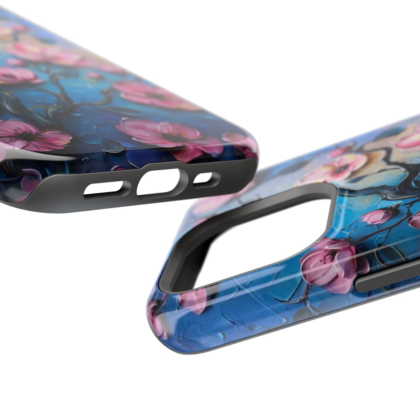 Floral Magnetic Tough Cases - Durable Phone Protection with Artistic Design, Phone Accessories, Gift for Her, Custom Cases,