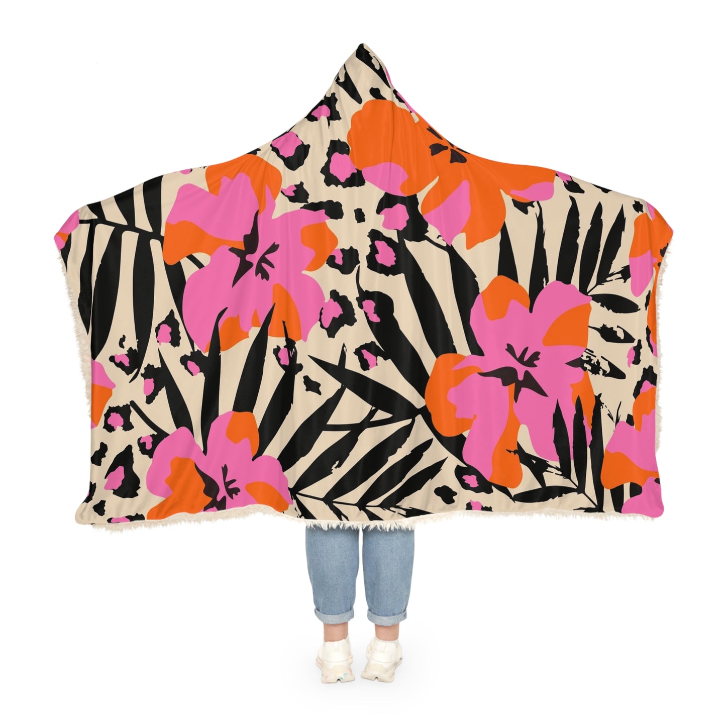 Vibrant Floral Snuggle Blanket, Cozy Throw for Home, Warm Gift for Her, Perfect for Relaxation, Outdoor Events