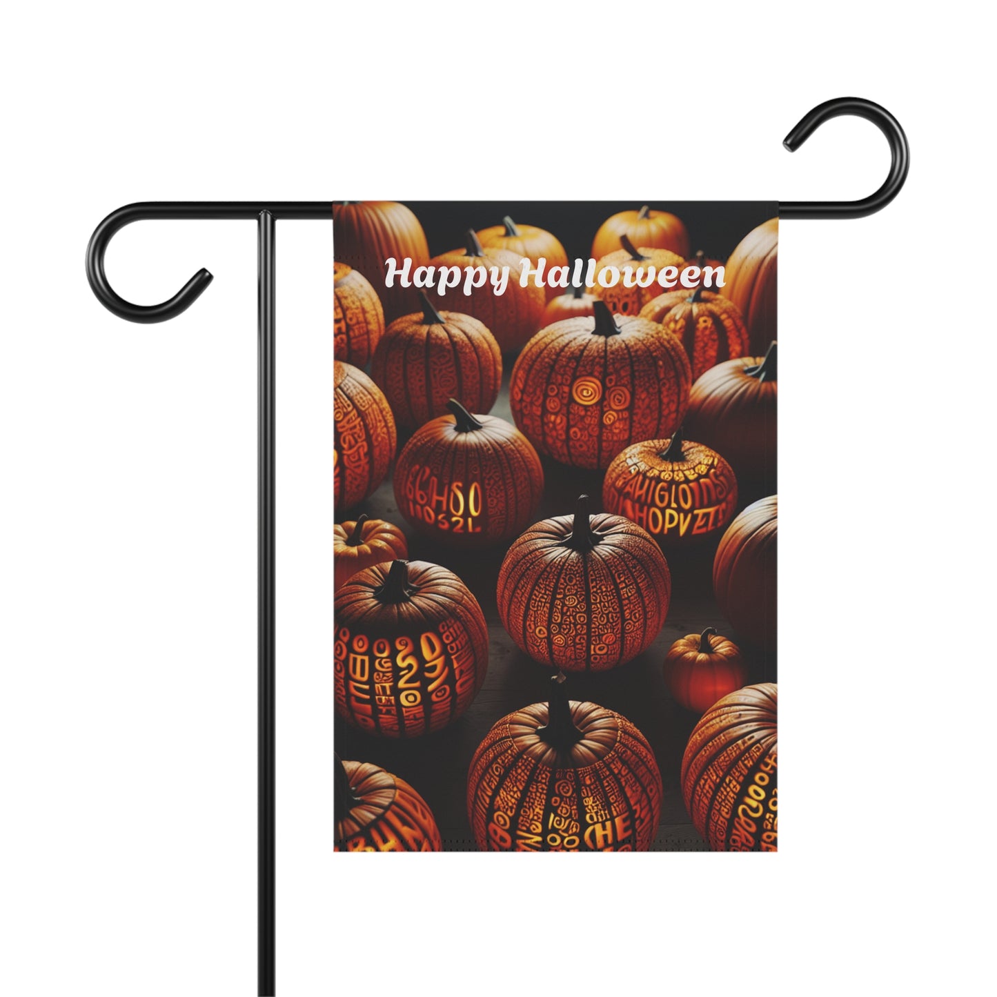 Halloween Garden Banner, Fall Home Decor, Pumpkin Yard Flag, Seasonal Outdoor Decor, Autumn Celebration Decoration