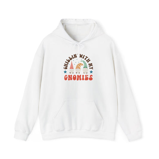 Chillin' with My Gnomies Hoodie, Cozy Sweatshirt for Friends, Fall Fashion, Gift for Garden Lovers, Cute Casual Wear