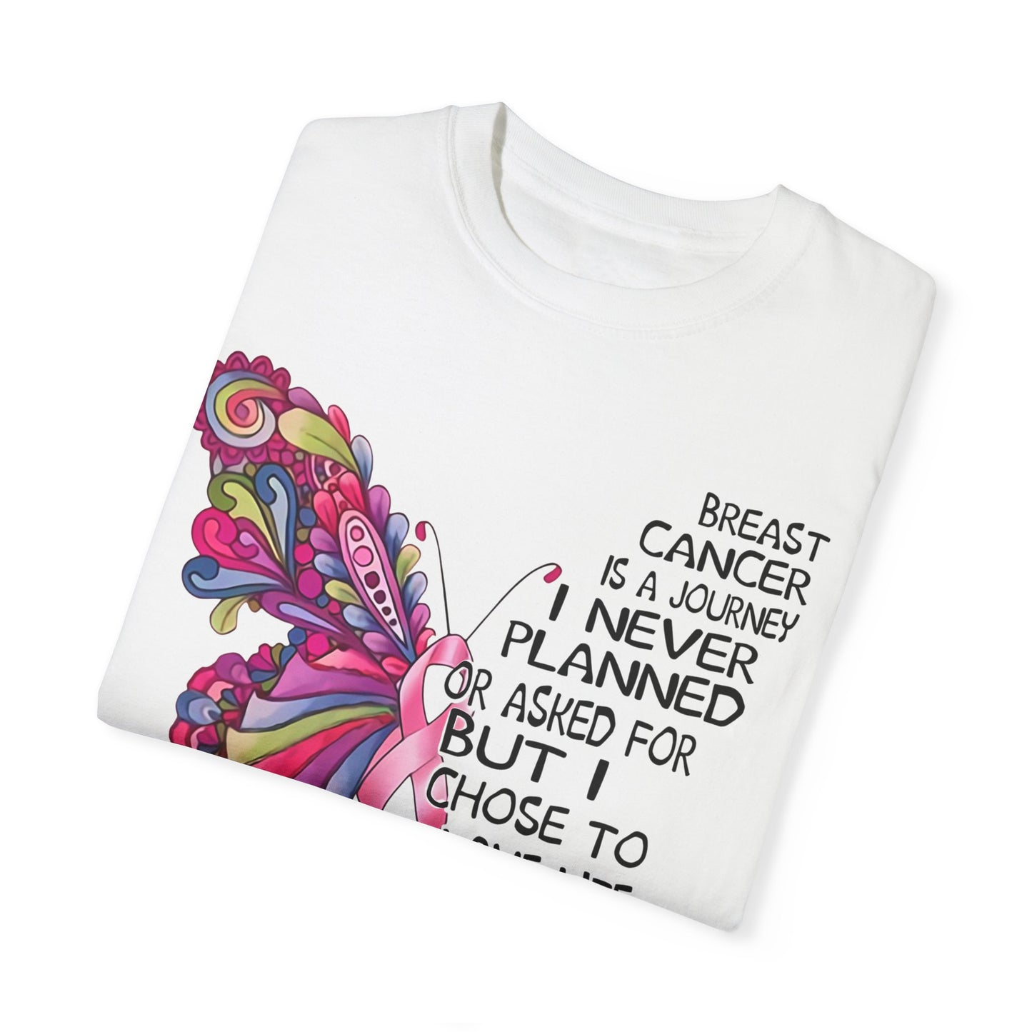 Inspirational Cancer Awareness T-Shirt – Love Life, Fight Disease, and Win!