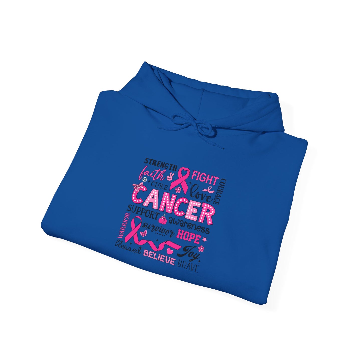 Inspirational Cancer Awareness Hoodie, Comfort wear, Supportive gift, Unisex sweatshirt, Fight against cancer