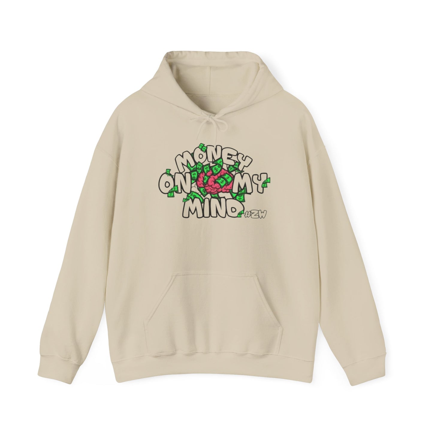 Money on My Mind Hoodie, Cozy Unisex Sweatshirt, Trendy Gift for Him/Her, Lounge Wear, Streetwear Style, Perfect for Casual Outings