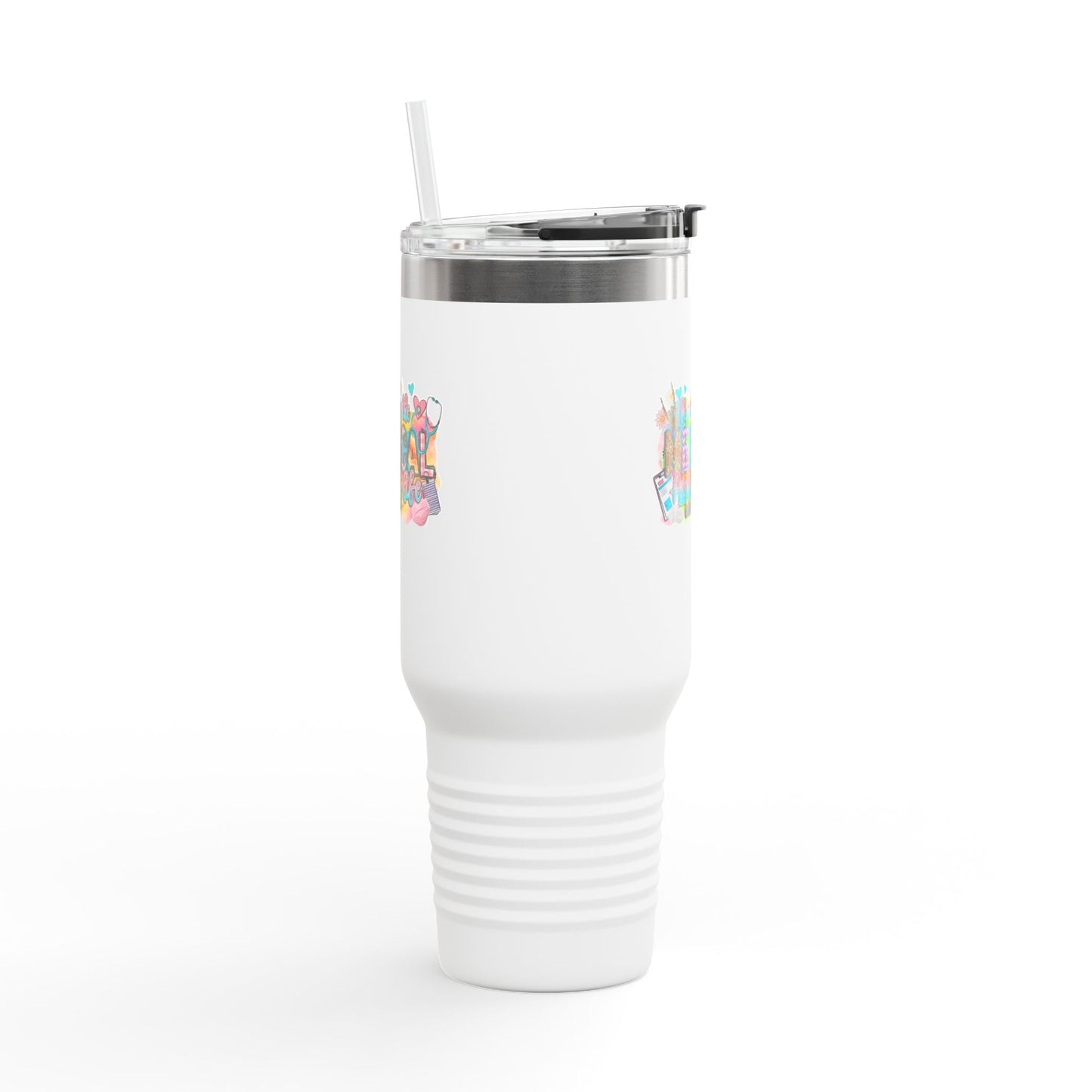 Colorful Insulated Travel Mug - Perfect for Medical Professionals