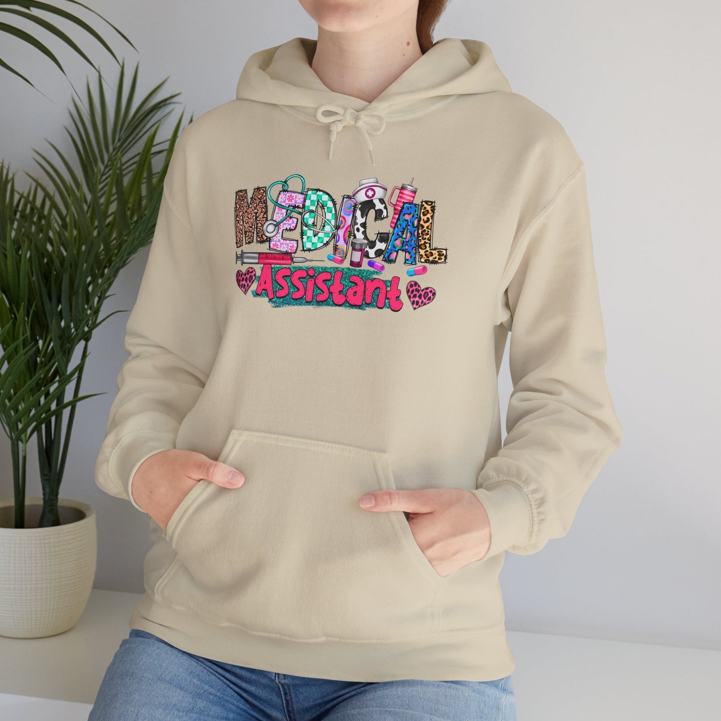 Medical Assistant Unisex Heavy Blend™ Hoodie - Cute and Cozy Sweatshirt for Healthcare Professionals