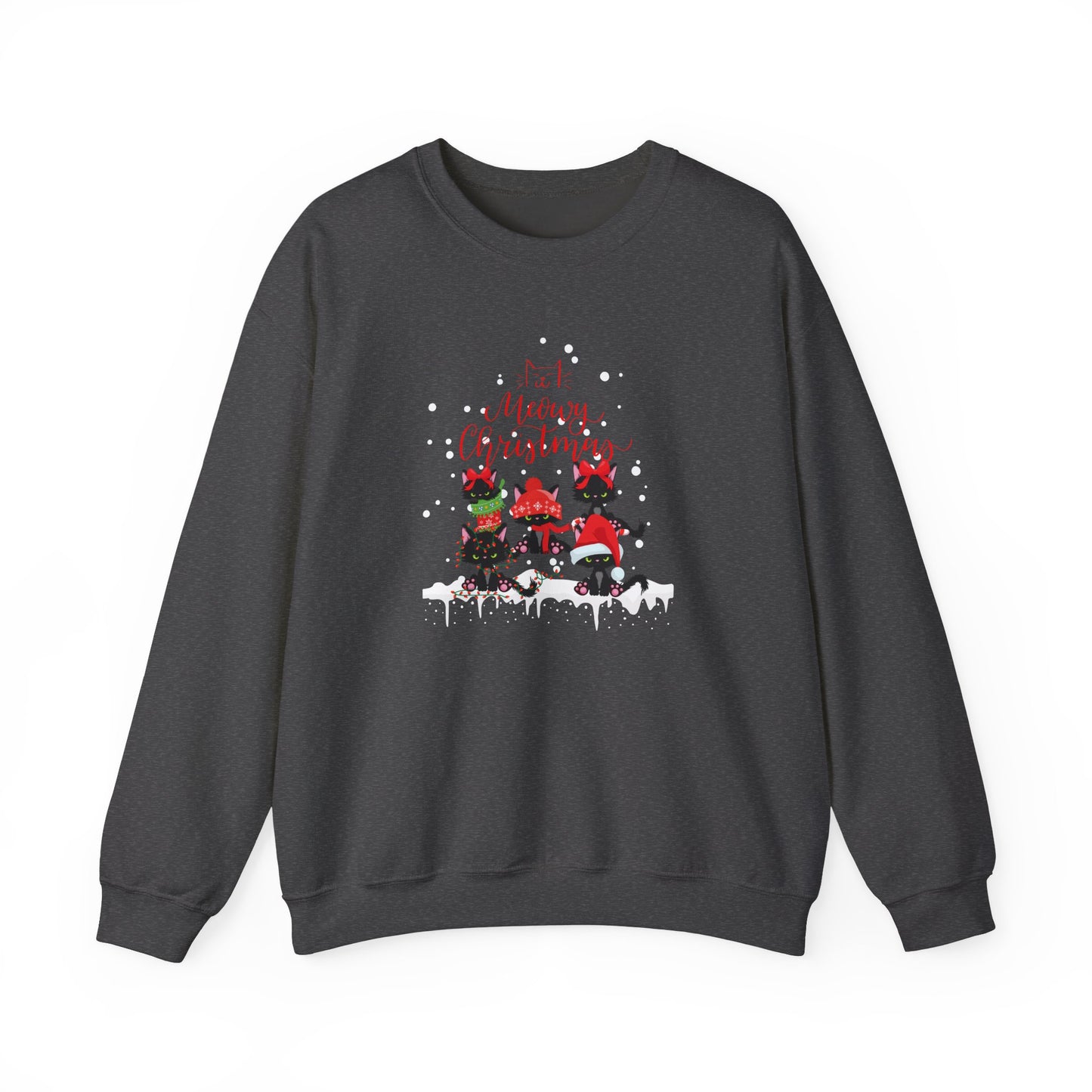 Merry Christmas Unisex Crewneck Sweatshirt, Cozy Holiday Gift, Festive Sweatshirt, Christmas Jumper, Family Gathering Apparel