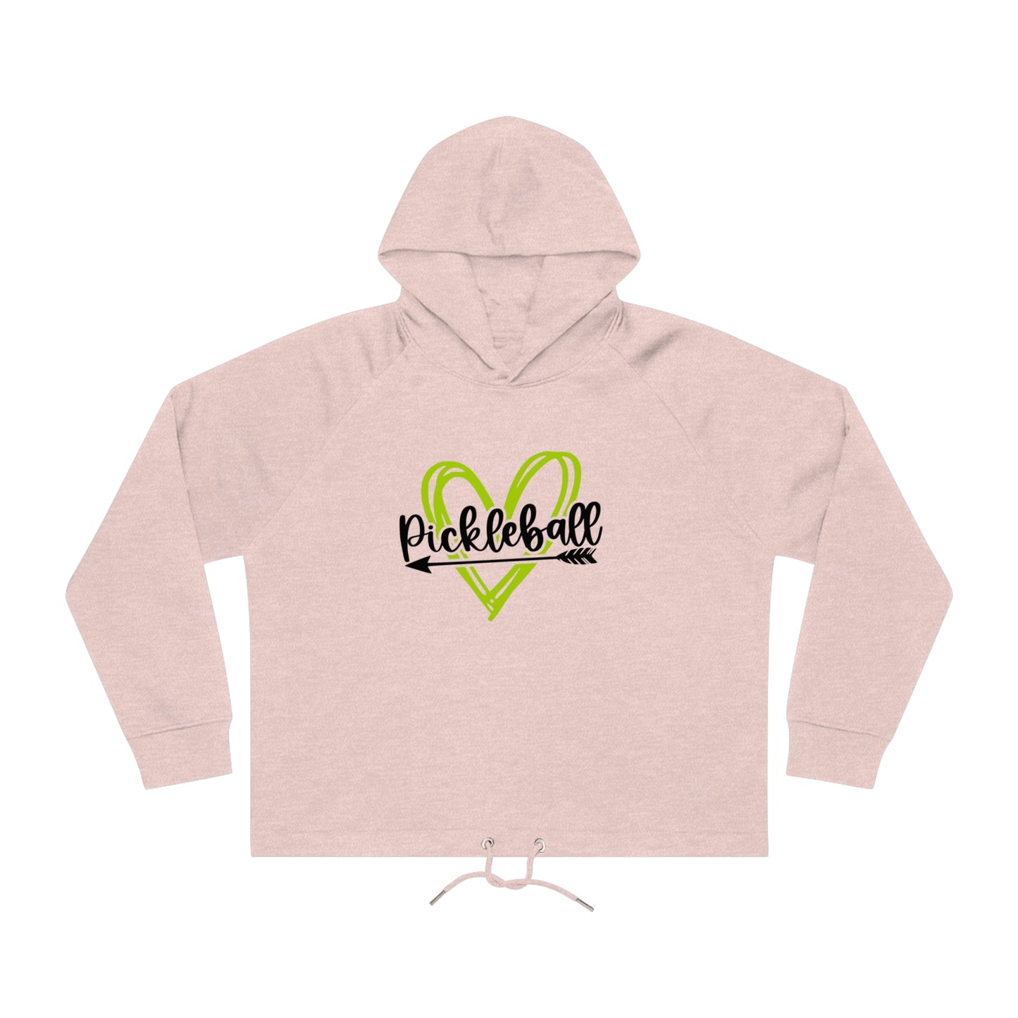 Pickleball Lover Cropped Hoodie, Athletic Sweatshirt, Sporty Pullover, Gift for Pickleball Players, Casual Sport Wear, Unique Hoodie