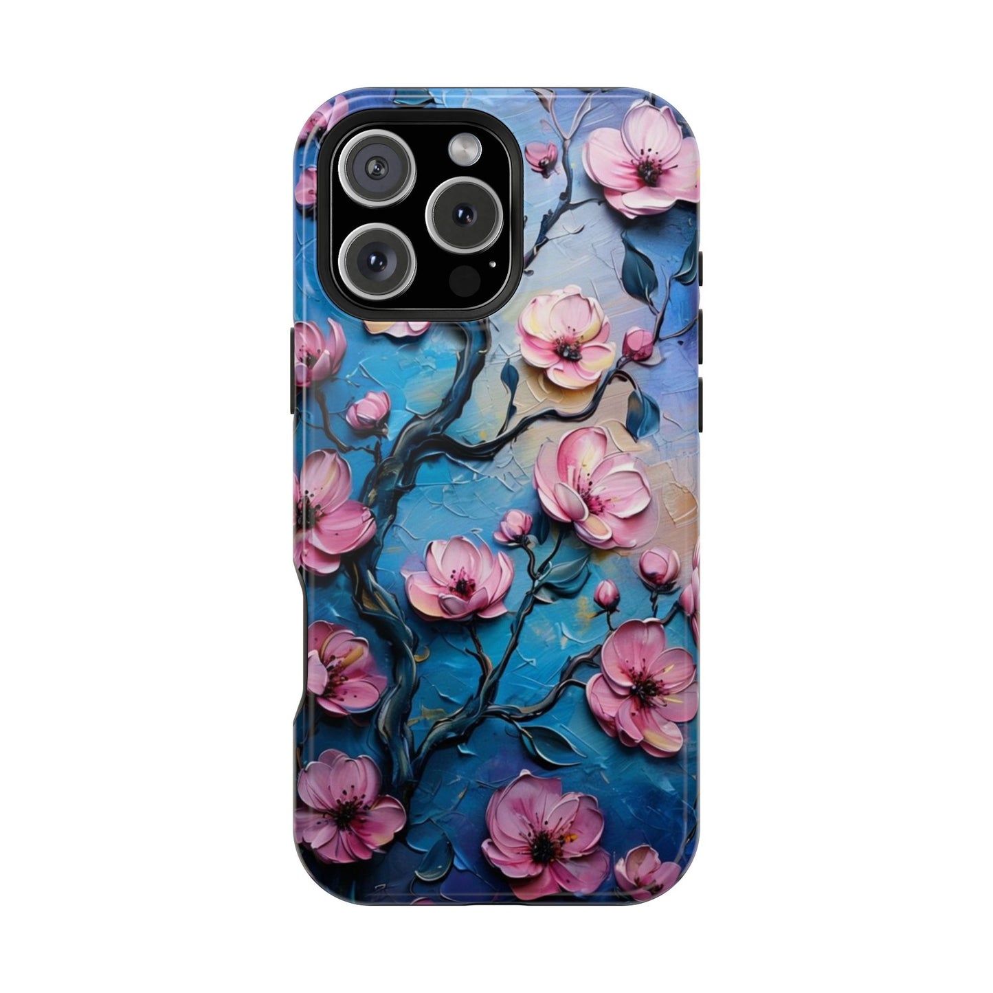 Floral Magnetic Tough Cases - Durable Phone Protection with Artistic Design, Phone Accessories, Gift for Her, Custom Cases,