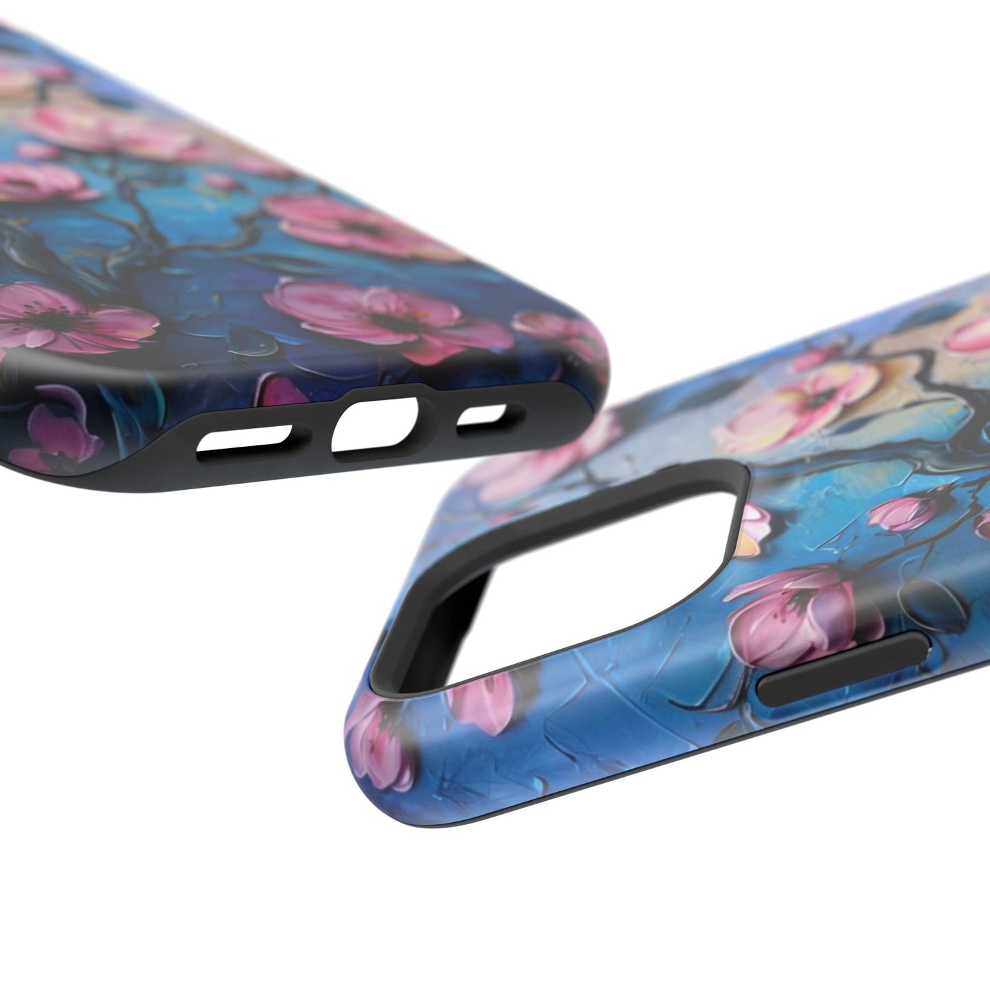 Floral Magnetic Tough Cases - Durable Phone Protection with Artistic Design, Phone Accessories, Gift for Her, Custom Cases,