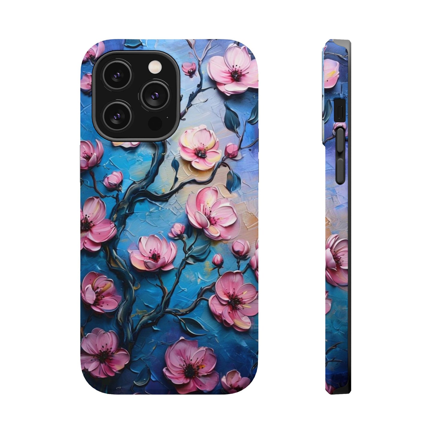 Floral Magnetic Tough Cases - Durable Phone Protection with Artistic Design, Phone Accessories, Gift for Her, Custom Cases,