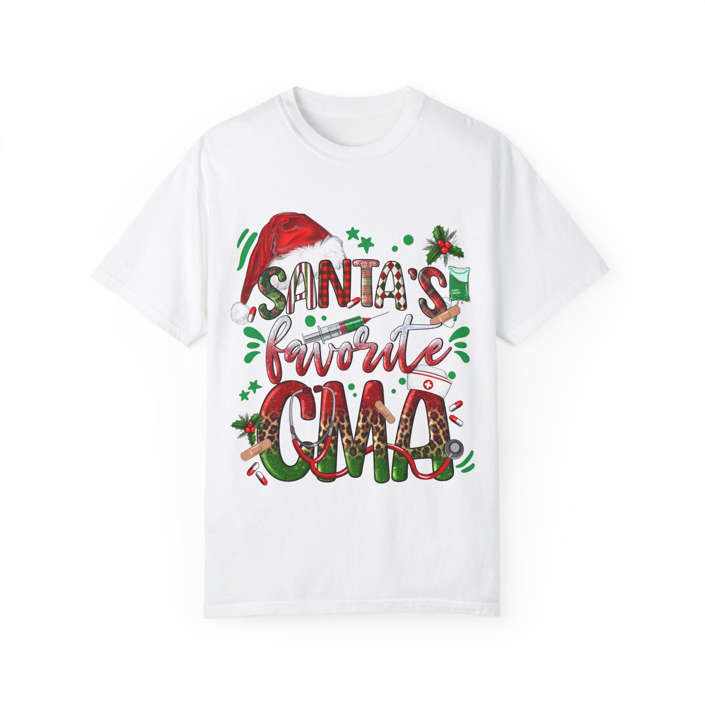 Santa's Favorite CMA T-Shirt, Christmas Gift, Holiday Apparel, Unisex Shirt, Fun Festive Tee, Seasonal Wear