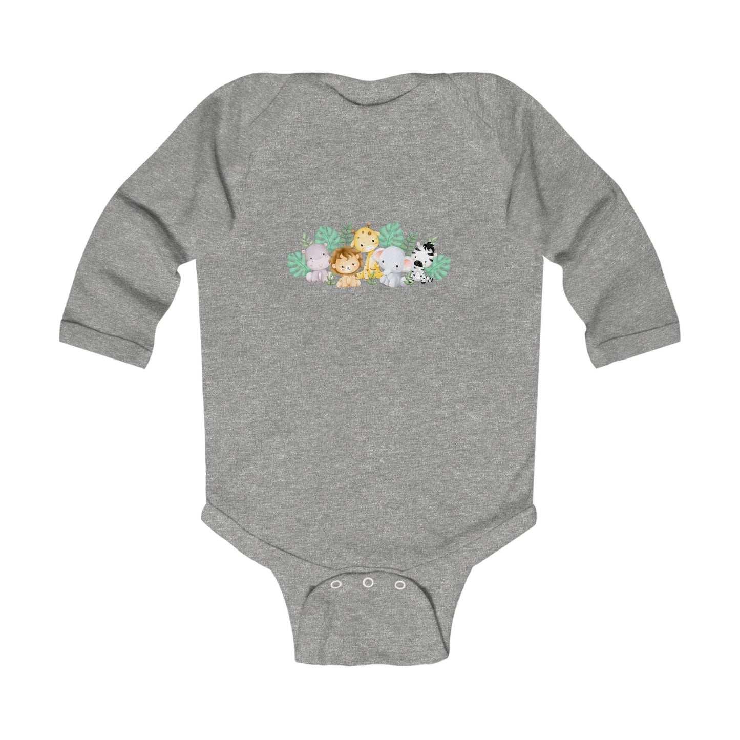 Playful Safari Infant Bodysuit, Cute Baby Outfit, Animal Lover Gift, Newborn Clothing, Baby Shower Gift