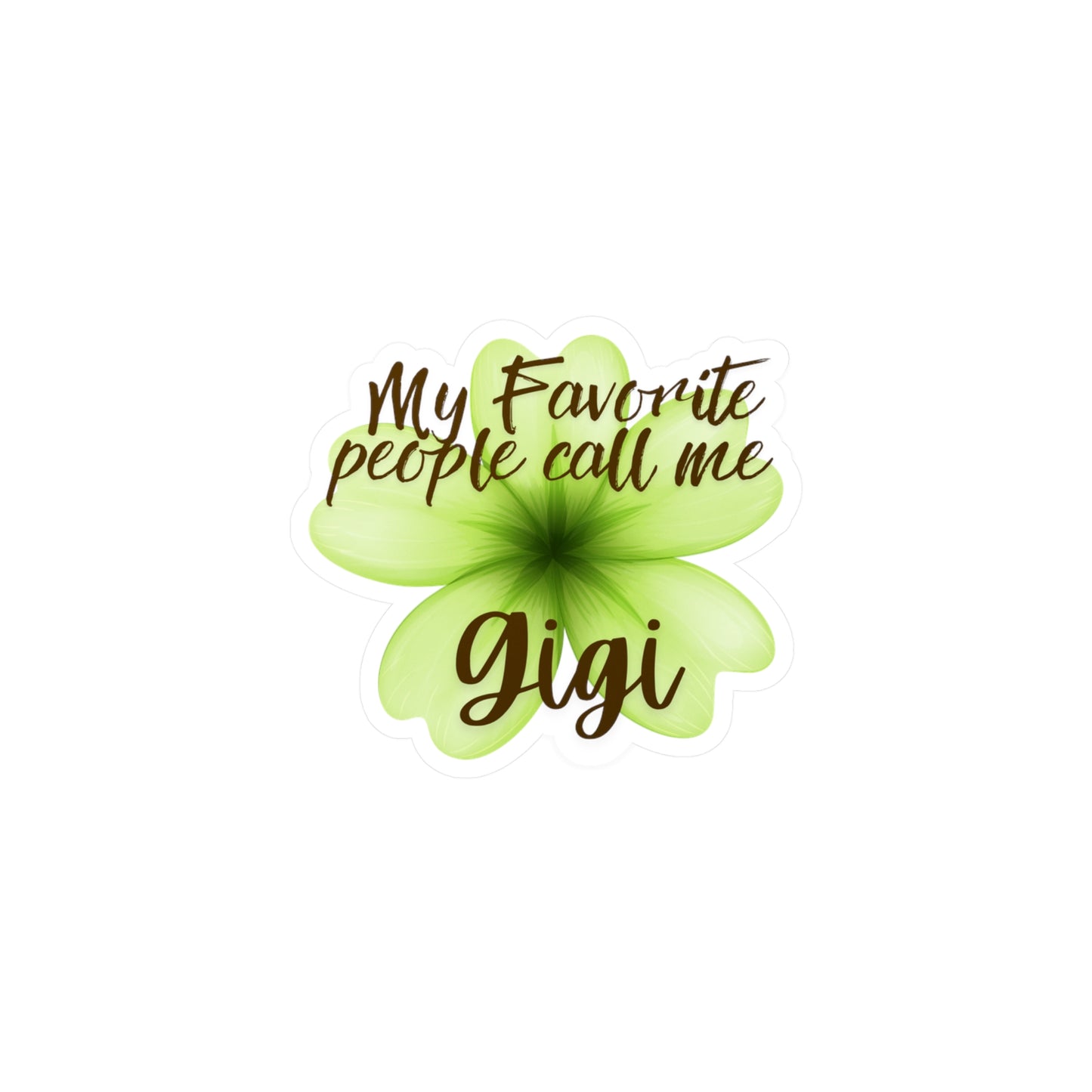 Personalized Gigi Vinyl Decals - Perfect Gift for Loved Ones