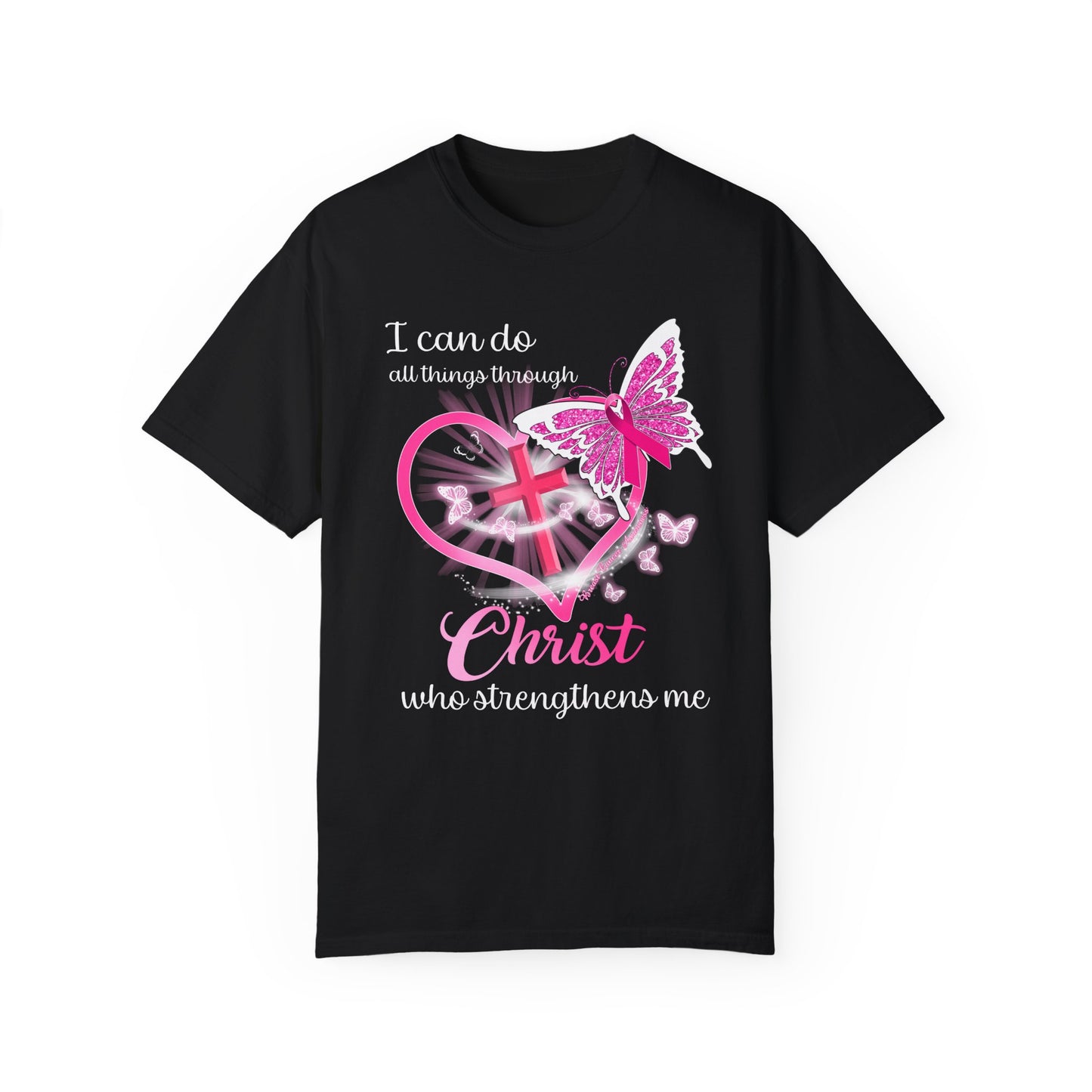 Inspirational Butterfly T-Shirt - Faith & Strength for Every Occasion