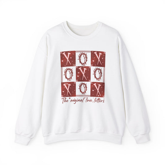 Romantic Crewneck Sweatshirt - 'The Original Love Letters' Design