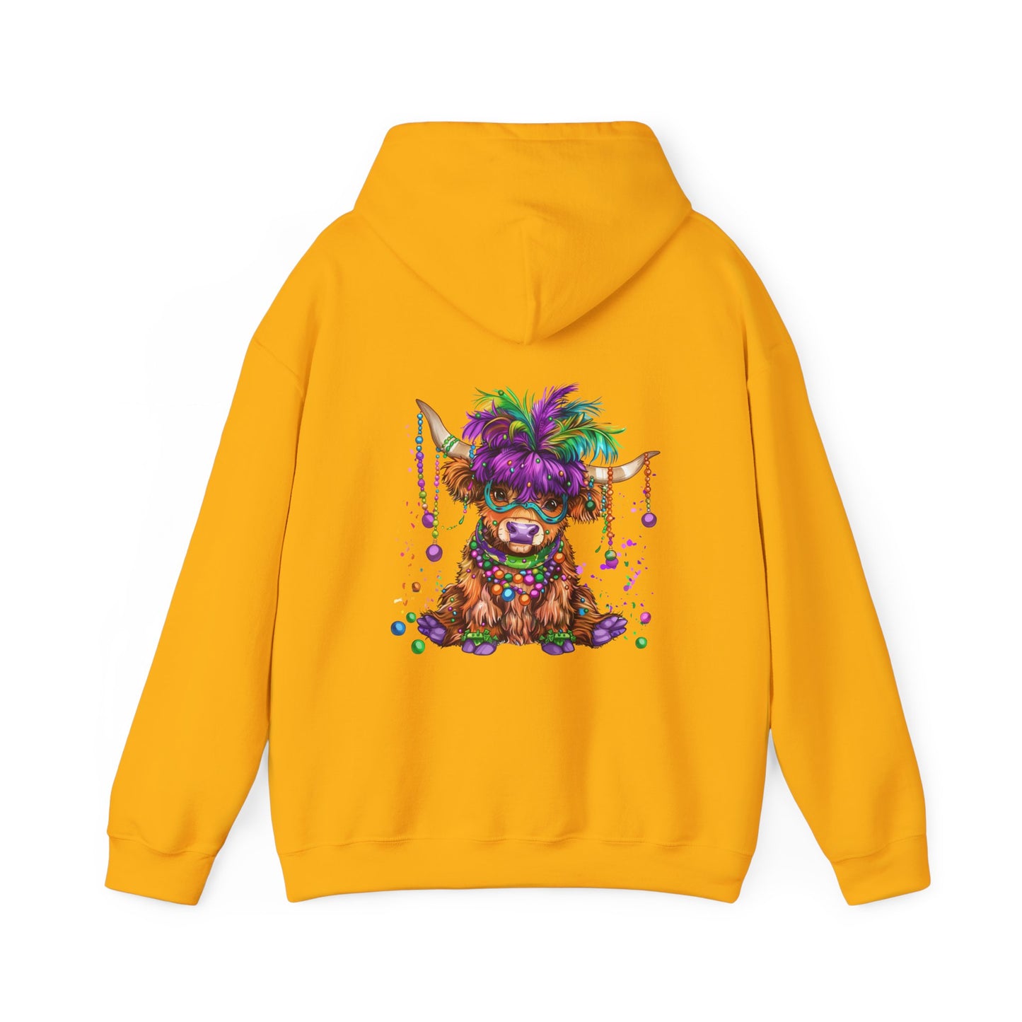 Colorful Celebration Cute Cow Hoodie, Fun Pet Hoodie, Unisex Sweatshirt for Cow Lovers, Perfect for Birthdays, Parties, and Everyday Wear,