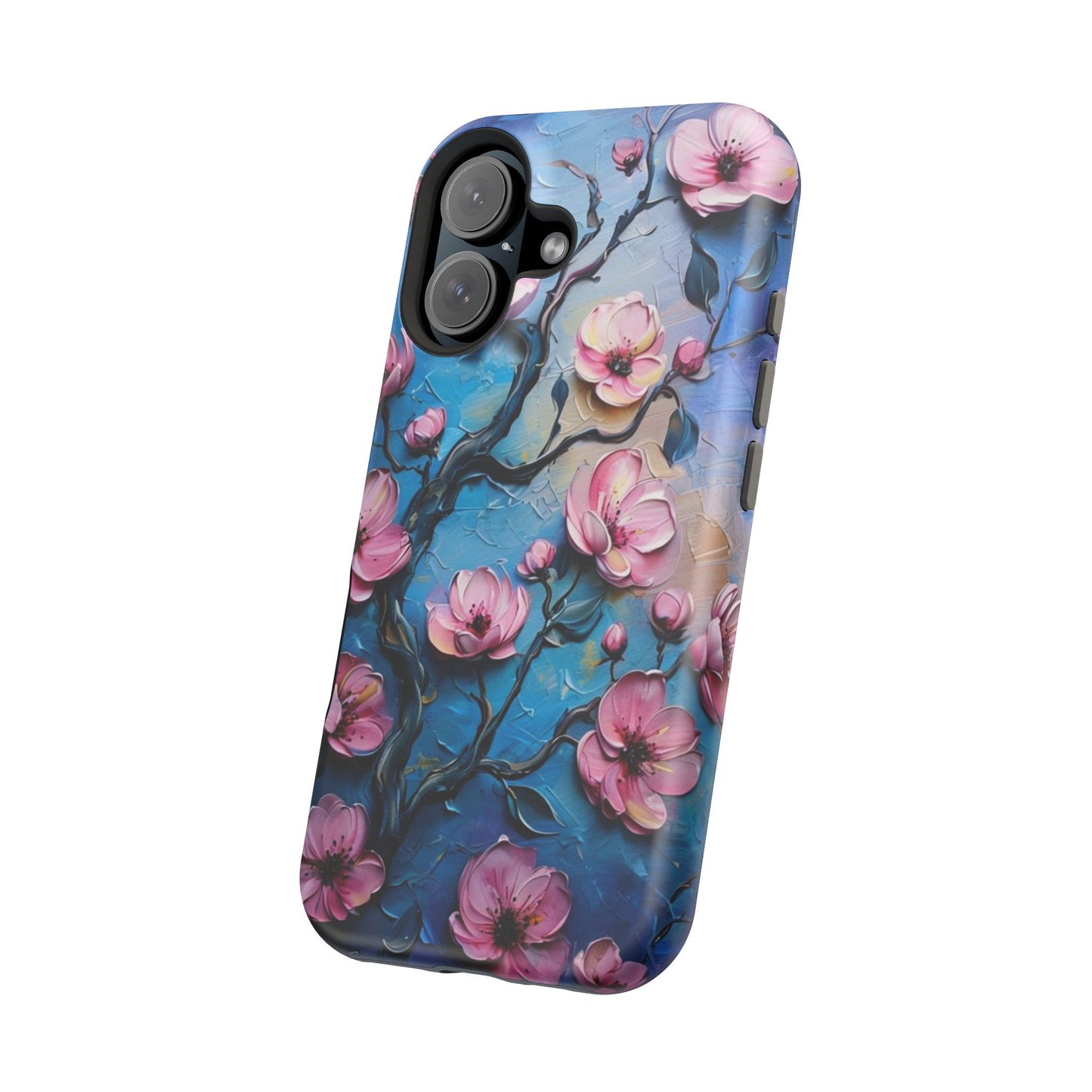 Floral Magnetic Tough Cases - Durable Phone Protection with Artistic Design, Phone Accessories, Gift for Her, Custom Cases,