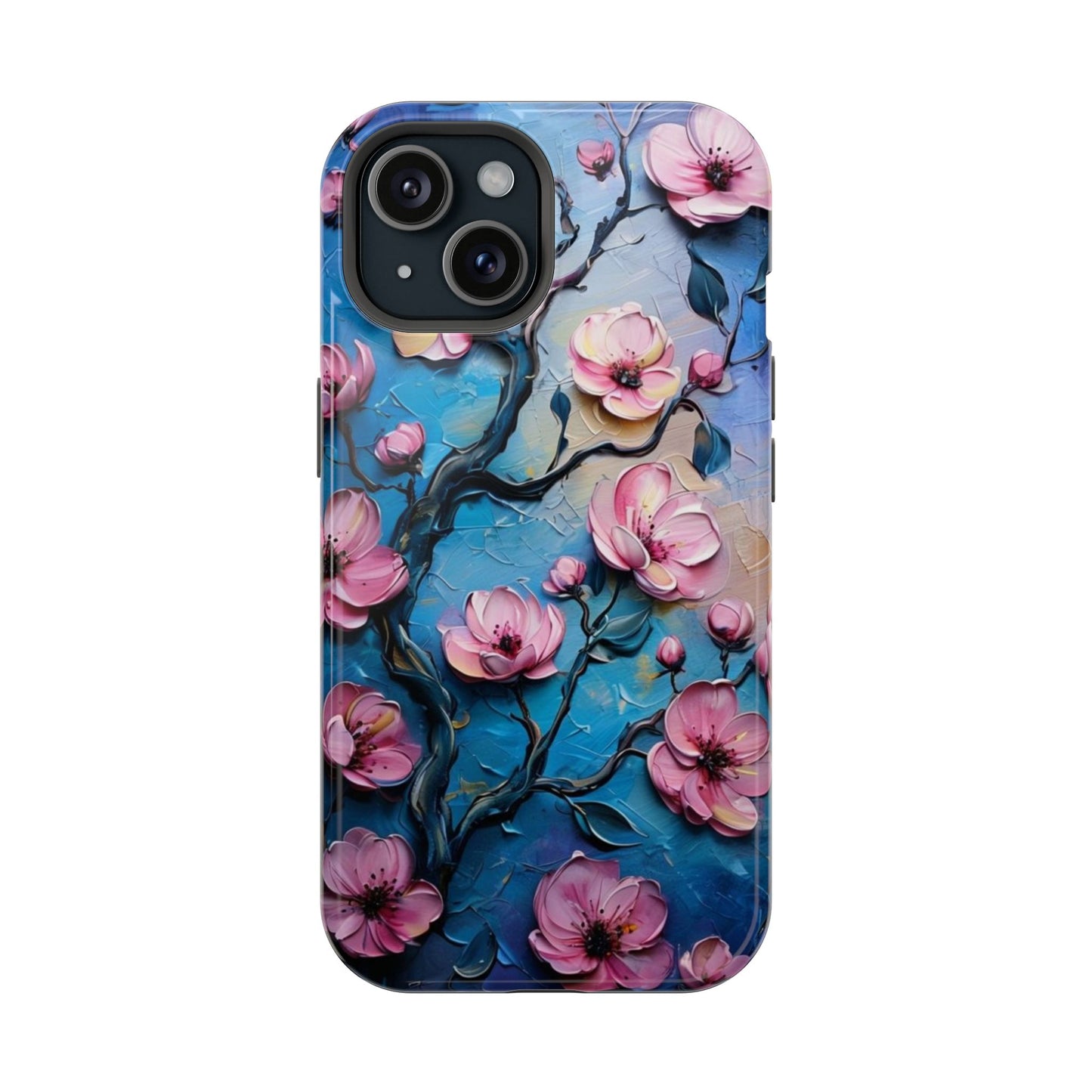 Floral Magnetic Tough Cases - Durable Phone Protection with Artistic Design, Phone Accessories, Gift for Her, Custom Cases,