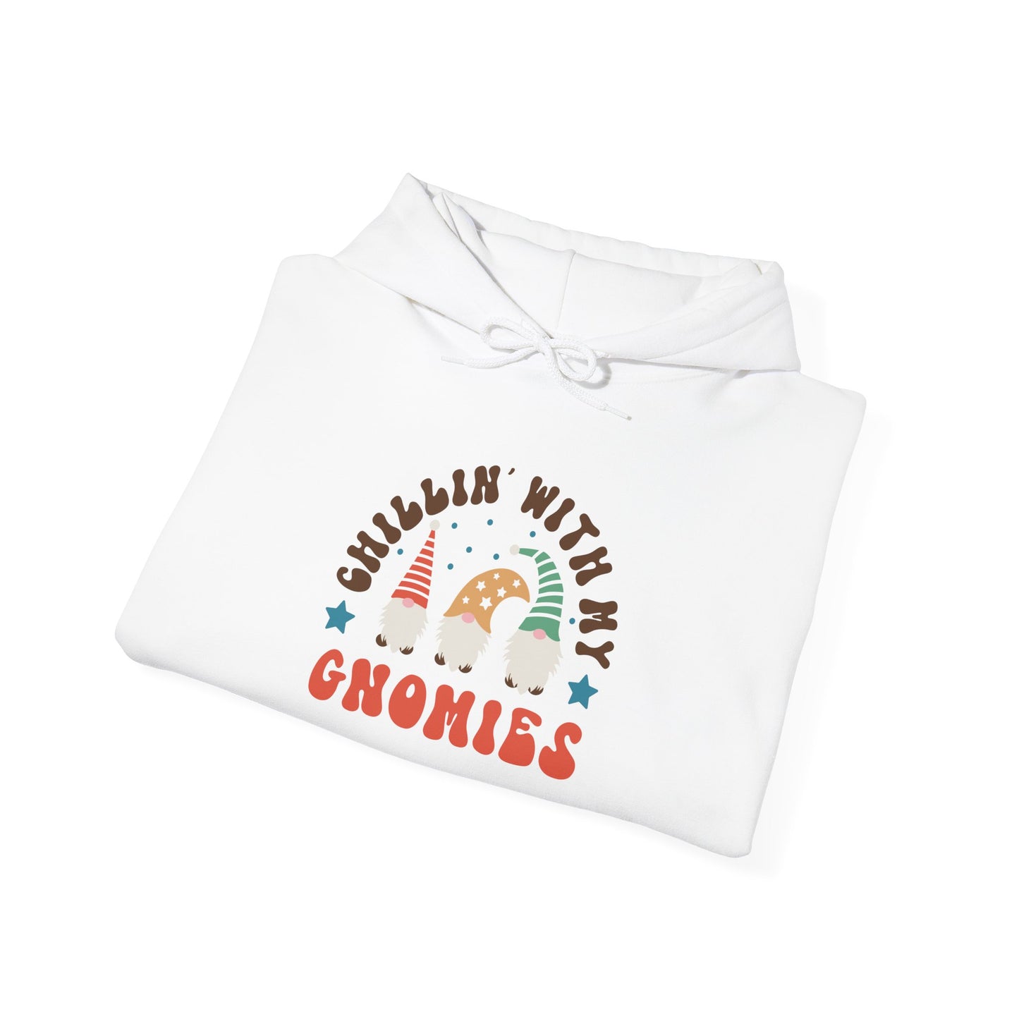 Chillin' with My Gnomies Hoodie, Cozy Sweatshirt for Friends, Fall Fashion, Gift for Garden Lovers, Cute Casual Wear