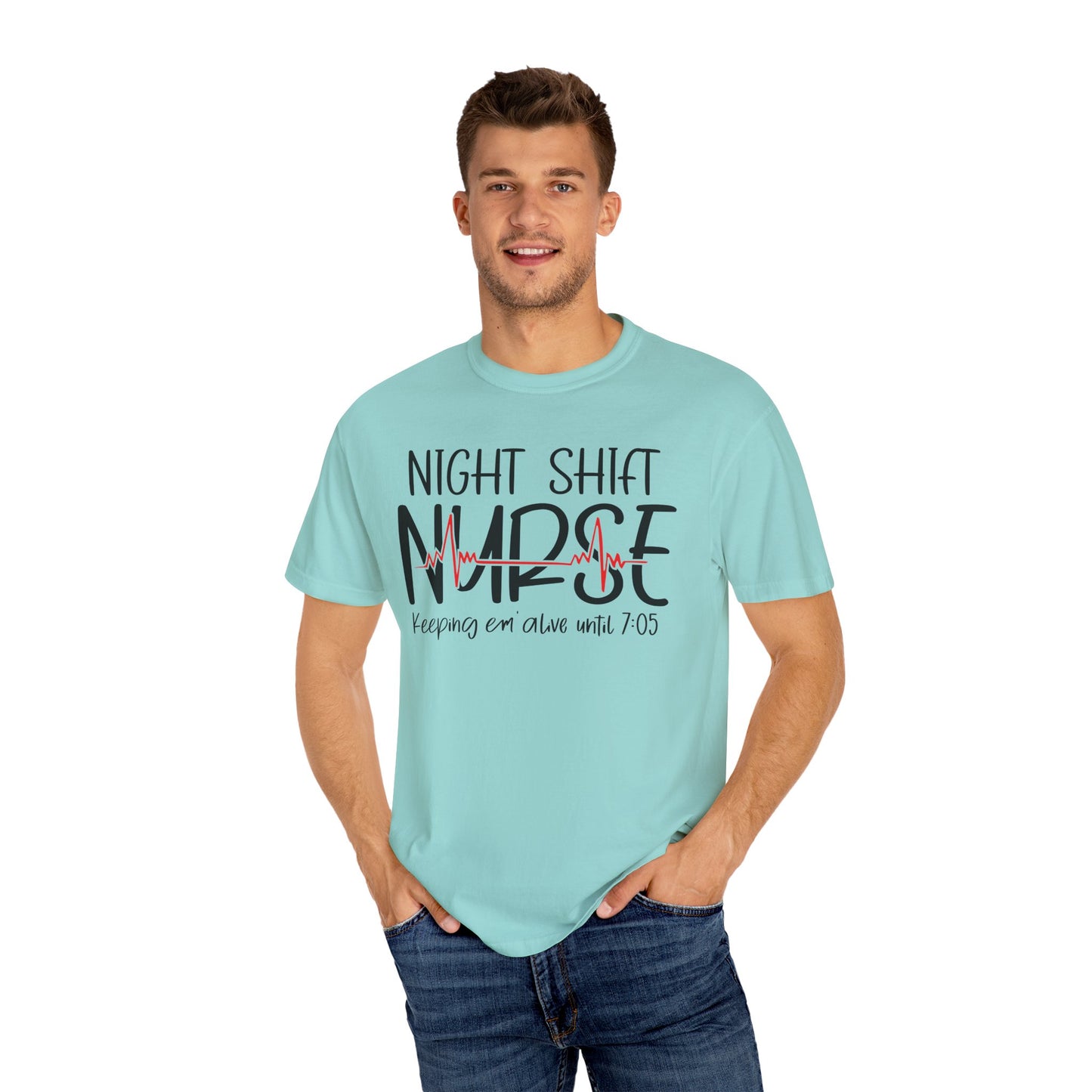 Nurse Night Shift Tee - Funny Gift for Nurses, Hospital Apparel, Shift Work Shirt, Healthcare Humor T-Shirt, Caregiver Gift