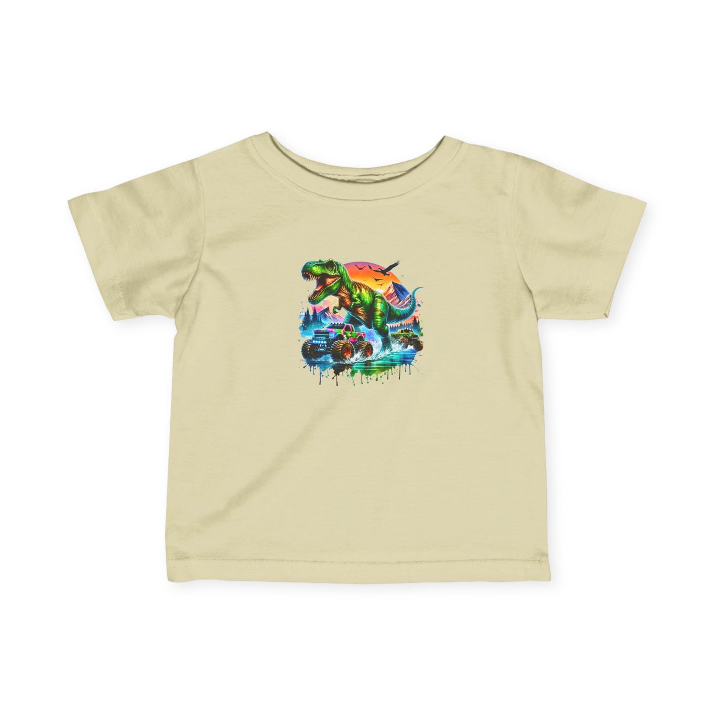 Infant Tee, Dinosaur Adventure Kids Shirt, Cute Toddler Tee, Prehistoric Dino Art, Gift for Baby Showers and Birthdays, Fun Baby Outfit