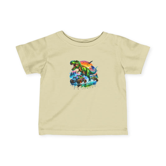 Infant Tee, Dinosaur Adventure Kids Shirt, Cute Toddler Tee, Prehistoric Dino Art, Gift for Baby Showers and Birthdays, Fun Baby Outfit