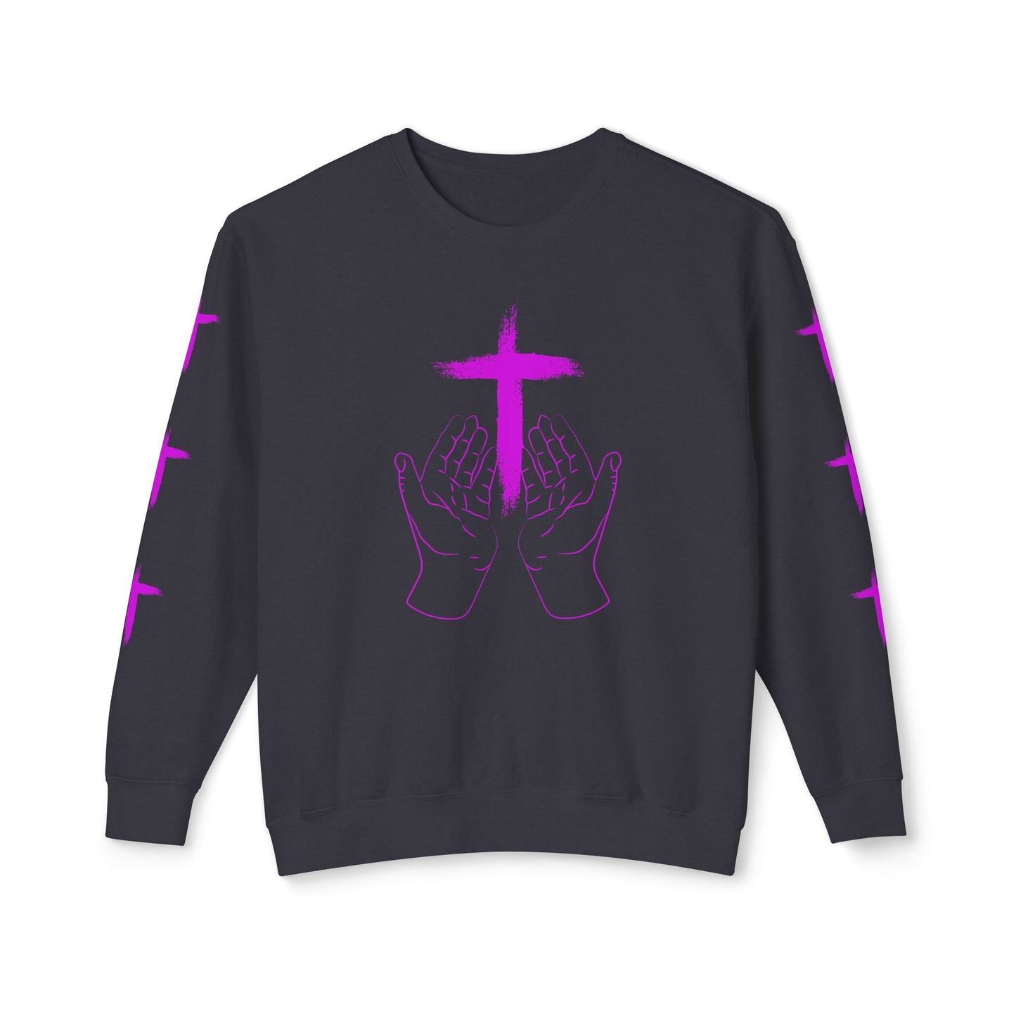 Faith-Inspired Unisex Crewneck Sweatshirt, Spiritual Gift, Christian Apparel, Casual Wear, Church, Everyday Comfort,Just pray