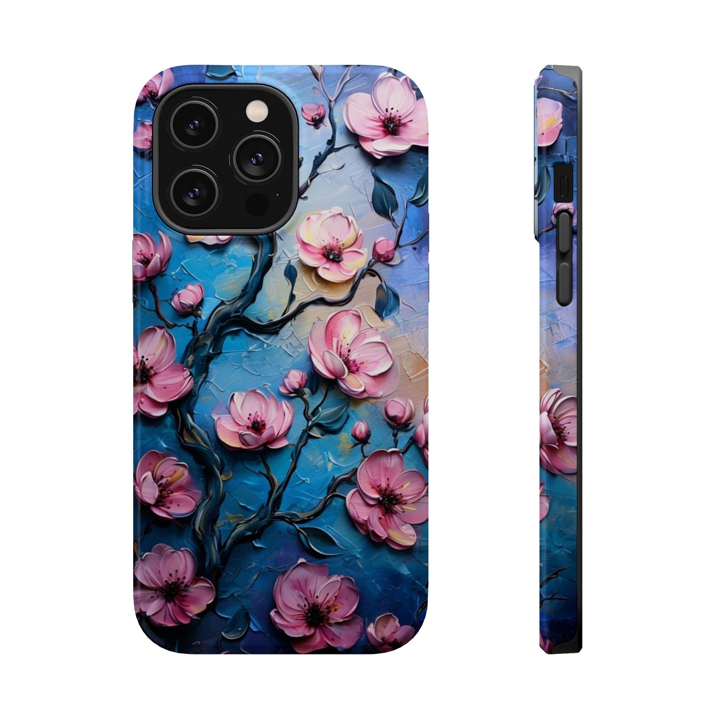 Floral Magnetic Tough Cases - Durable Phone Protection with Artistic Design, Phone Accessories, Gift for Her, Custom Cases,