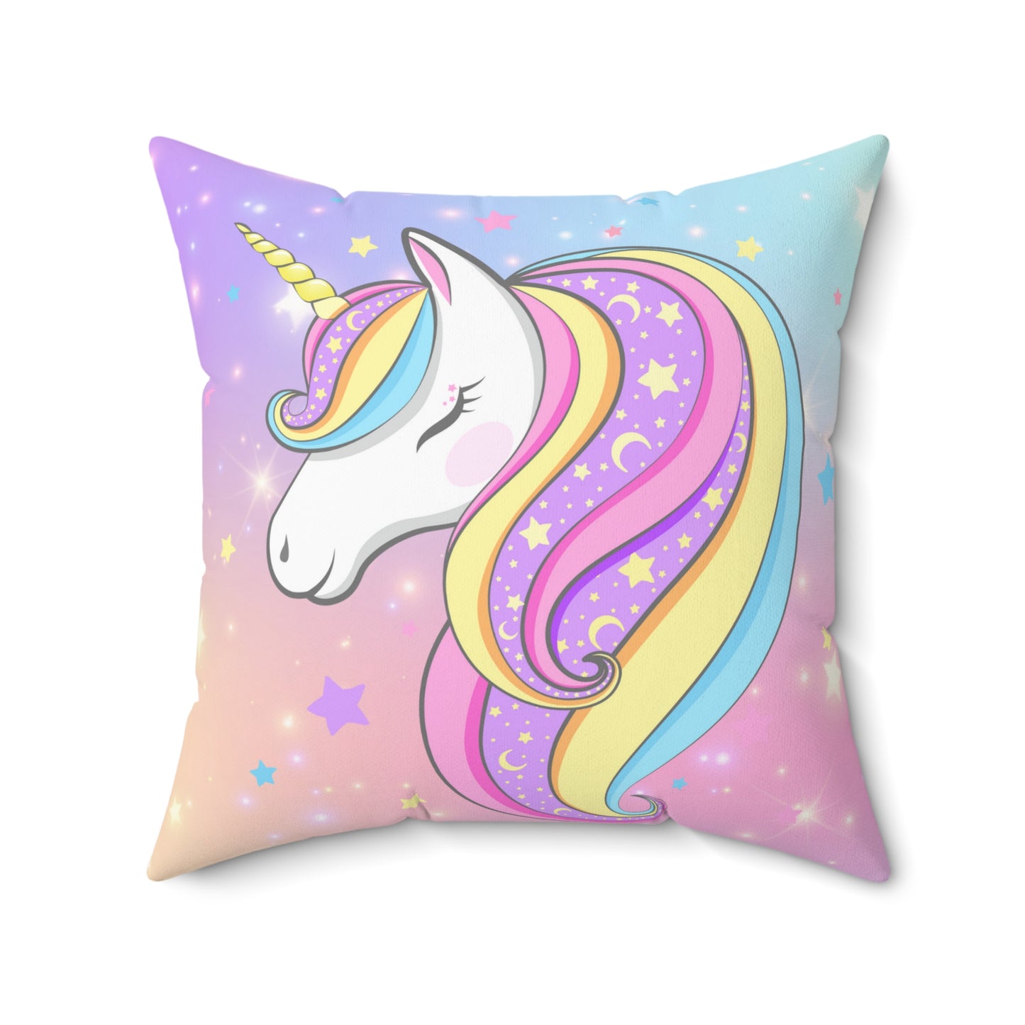 Unicorn Dream Pillow | Whimsical Decor for Kids' Rooms, Magical Gifts for Unicorn Lovers, Fantasy Bedroom Essentials, Playroom Accessories