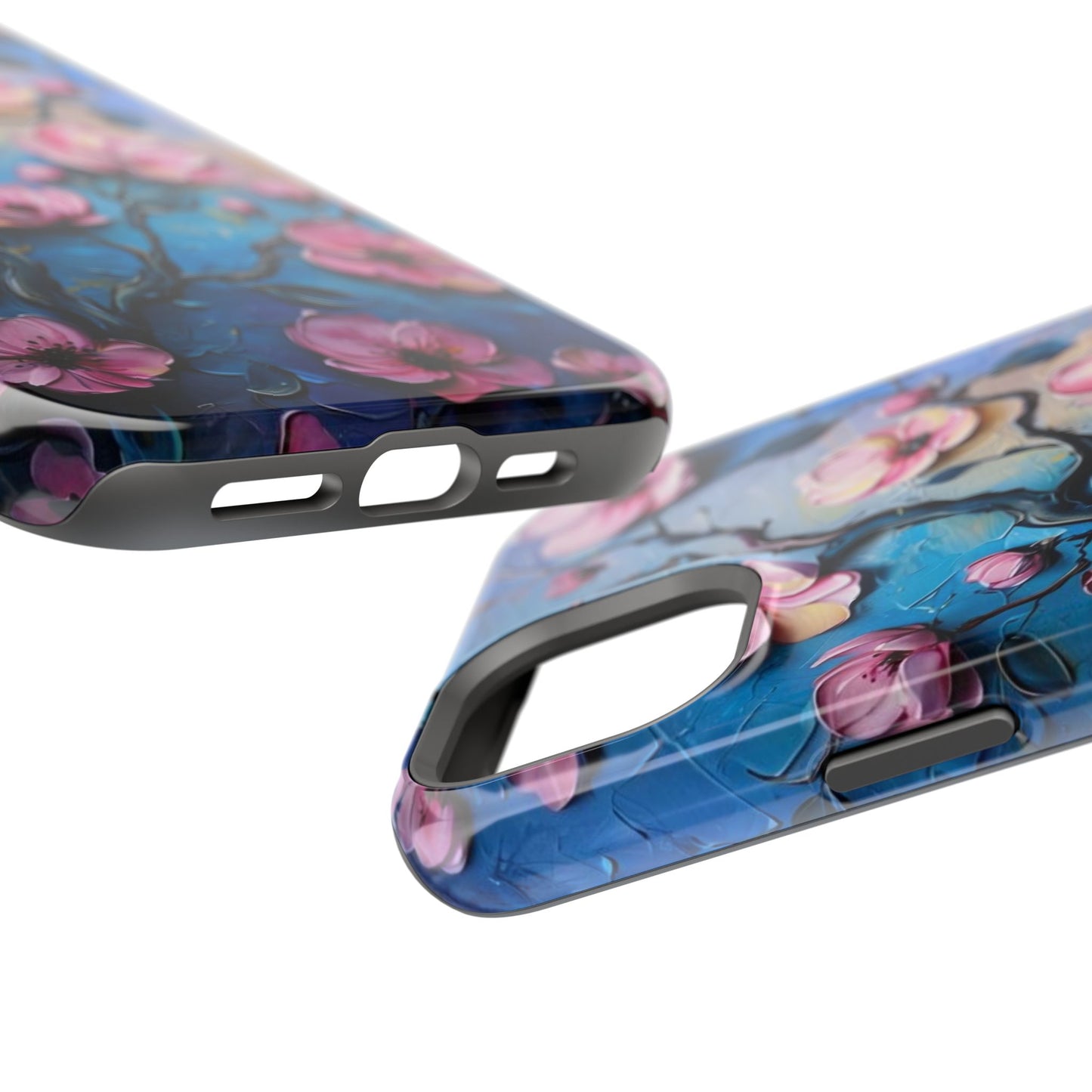 Floral Magnetic Tough Cases - Durable Phone Protection with Artistic Design, Phone Accessories, Gift for Her, Custom Cases,