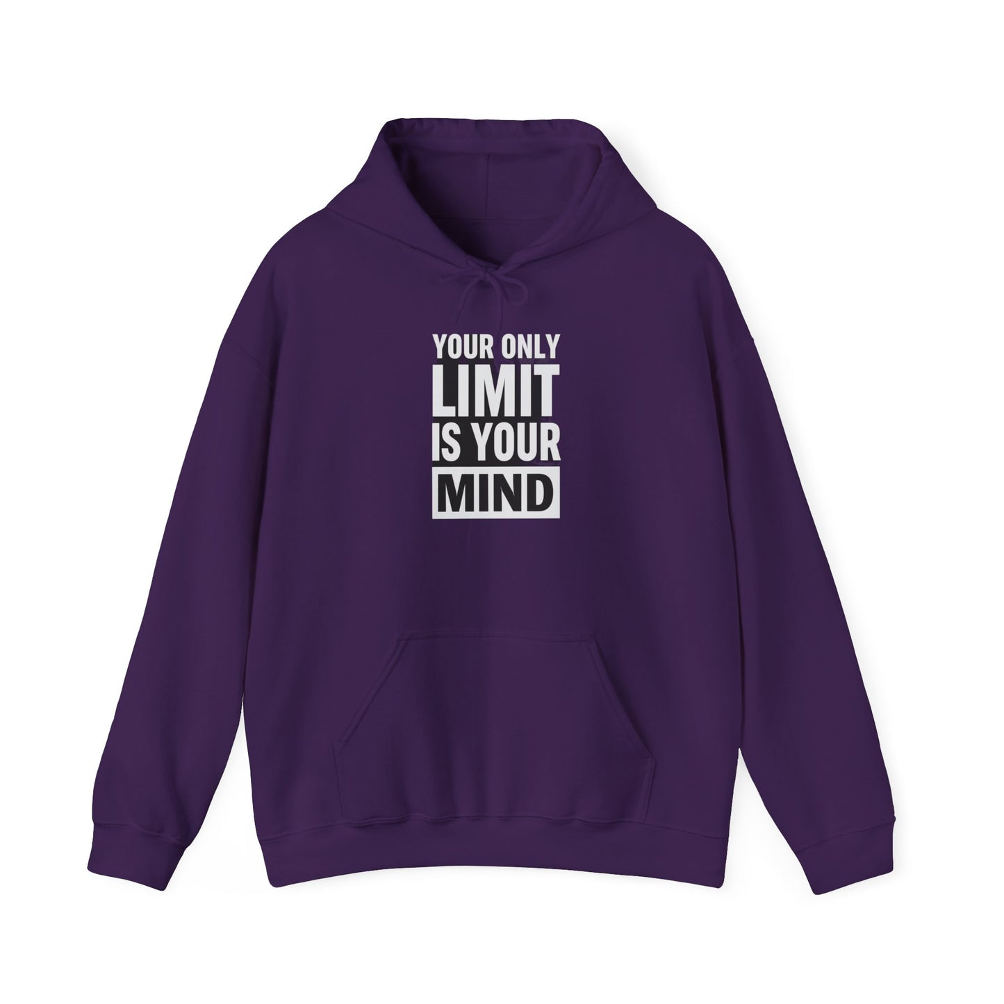 Mindset Motivation Hoodie, Unisex Heavy Blend Hooded Sweatshirt, Inspirational Gift, Limitless Potential, Cozy Casual Wear