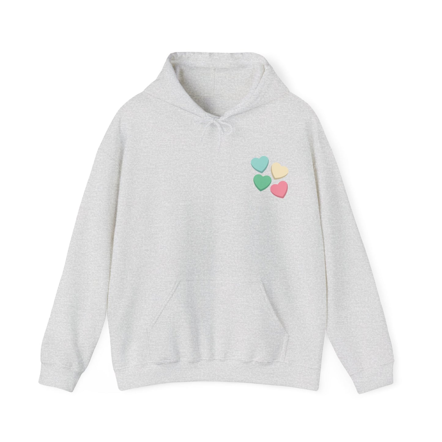 Charming Love Hearts Hoodie, Cozy Unisex Sweatshirt, Perfect Gift for Valentines Day, Relationship Goals, Casual Wear