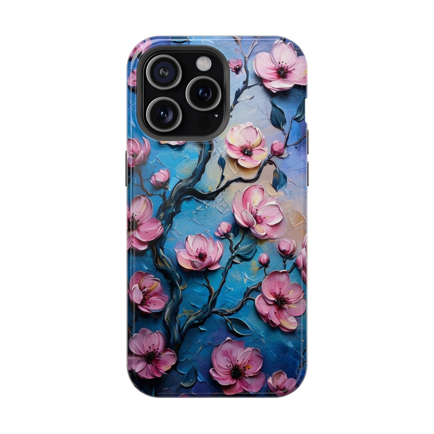 Floral Magnetic Tough Cases - Durable Phone Protection with Artistic Design, Phone Accessories, Gift for Her, Custom Cases,