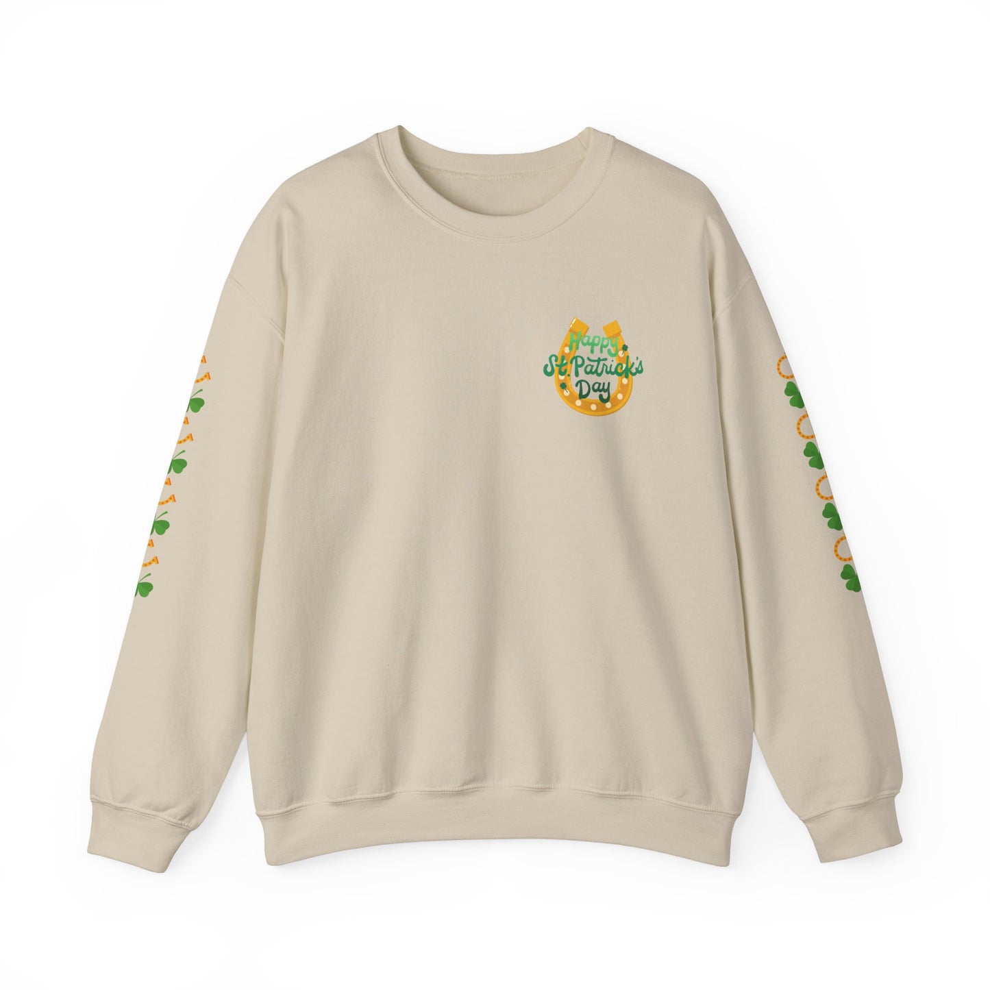 St. Patricks Day Sweatshirt - Unisex Heavy Blend™ Crewneck, Luck Charm Shirt, Irish Holiday Apparel, Festive Green Gift