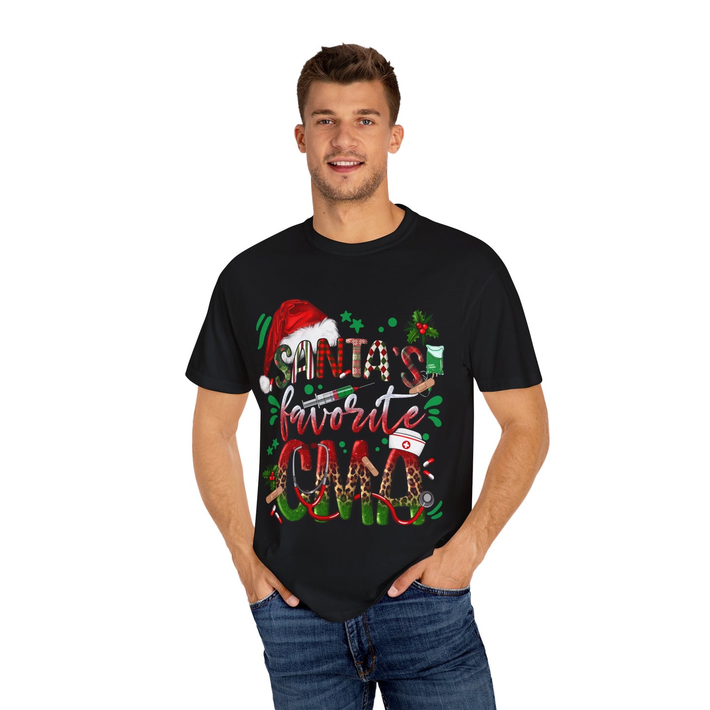 Santa's Favorite CMA T-Shirt, Christmas Gift, Holiday Apparel, Unisex Shirt, Fun Festive Tee, Seasonal Wear