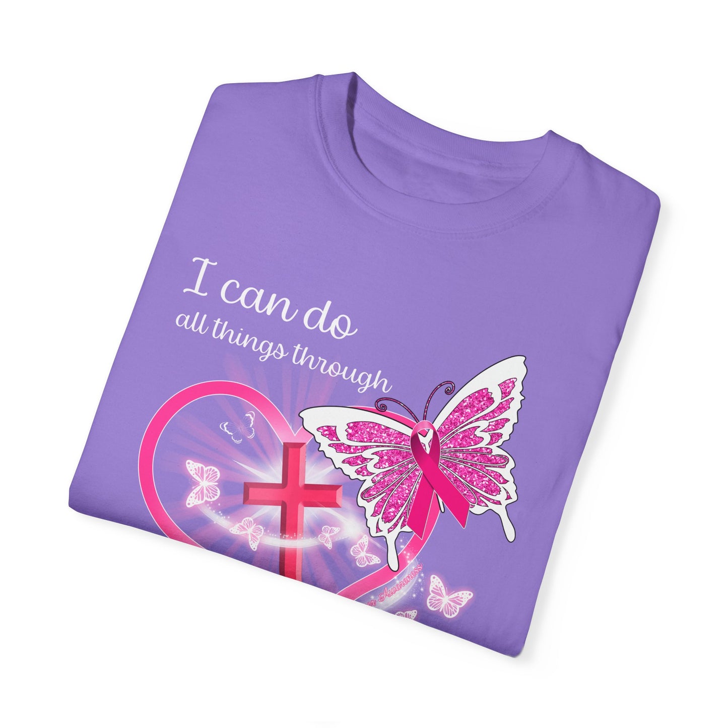 Inspirational Butterfly T-Shirt - Faith & Strength for Every Occasion