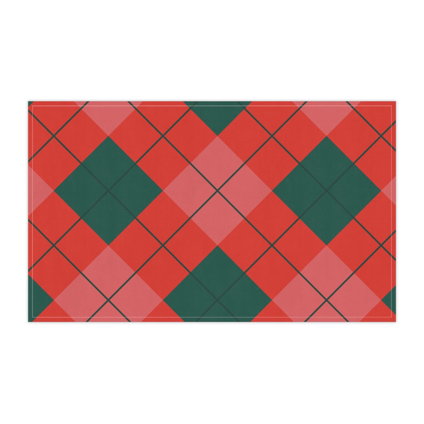 Festive Plaid Tea Towels, Holiday Kitchen Decor, Christmas Gifts, Checkered Cotton Kitchen Towels, Rustic Home Essentials