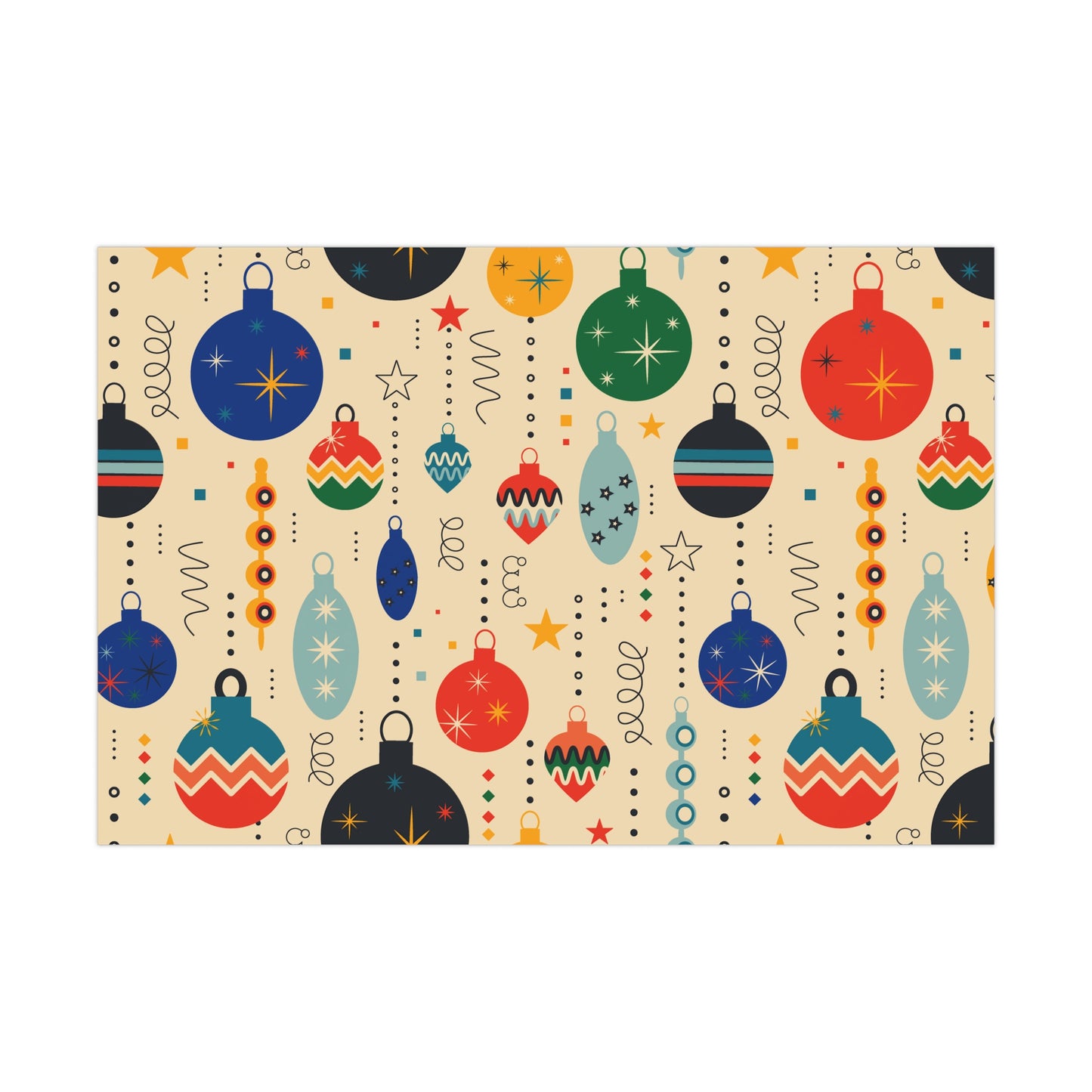 Gift Wrap Papers - Colorful Christmas Festive Wrap for Holidays, Birthdays, Celebrations