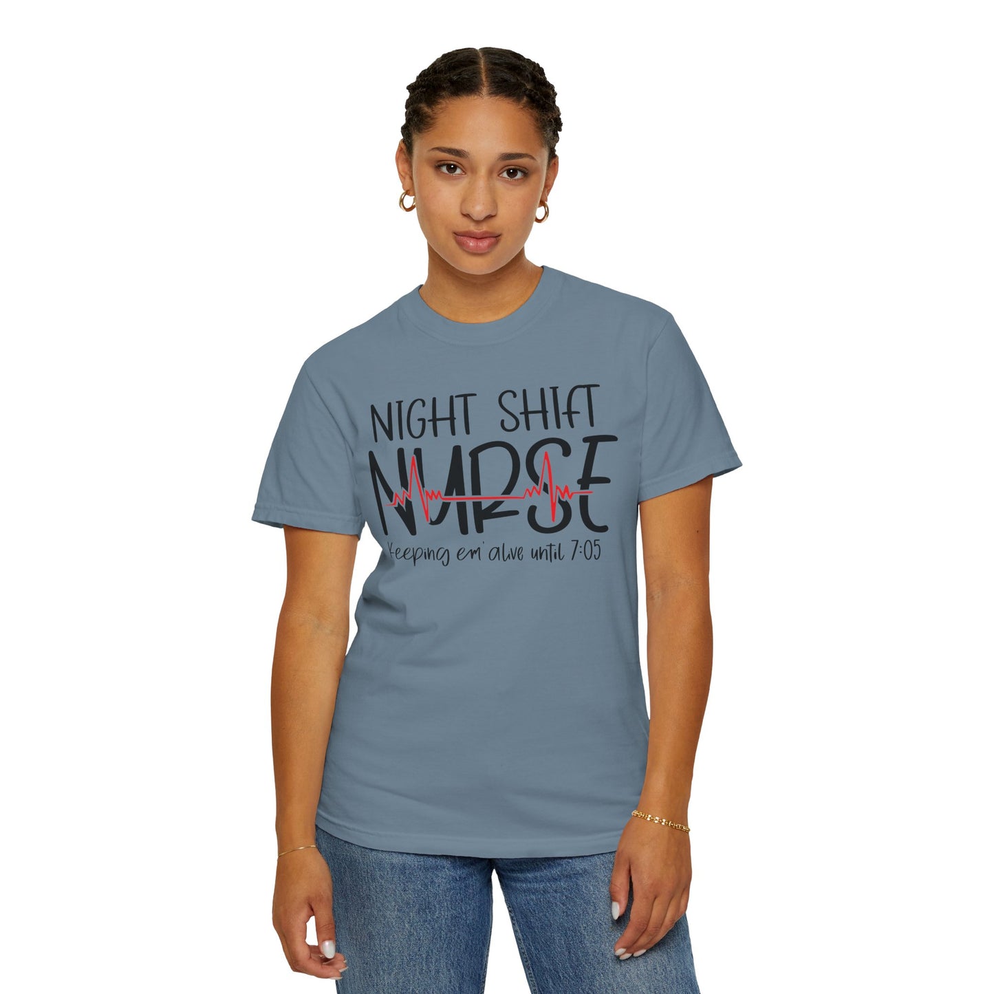 Nurse Night Shift Tee - Funny Gift for Nurses, Hospital Apparel, Shift Work Shirt, Healthcare Humor T-Shirt, Caregiver Gift