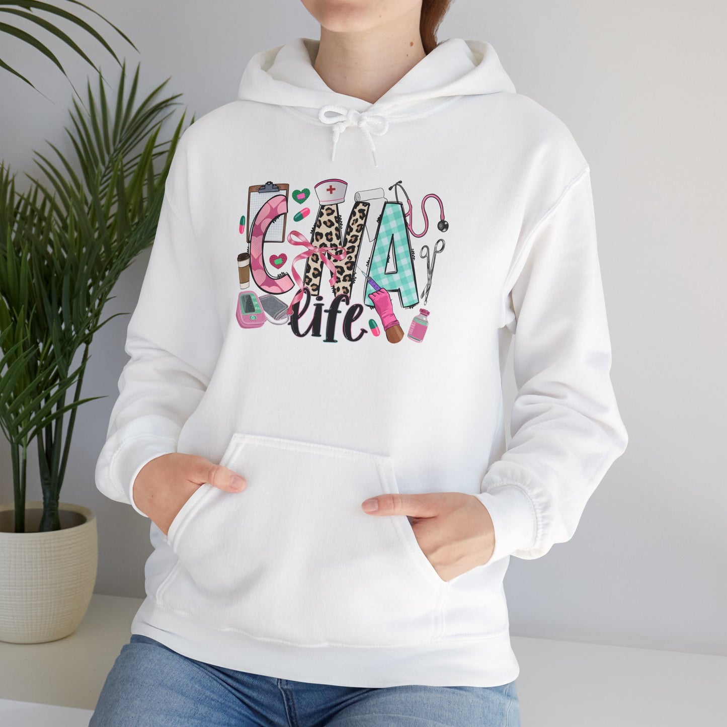 CNA Life Hoodie - Trendy Casual Sweatshirt for Everyday Wear, Medical Life