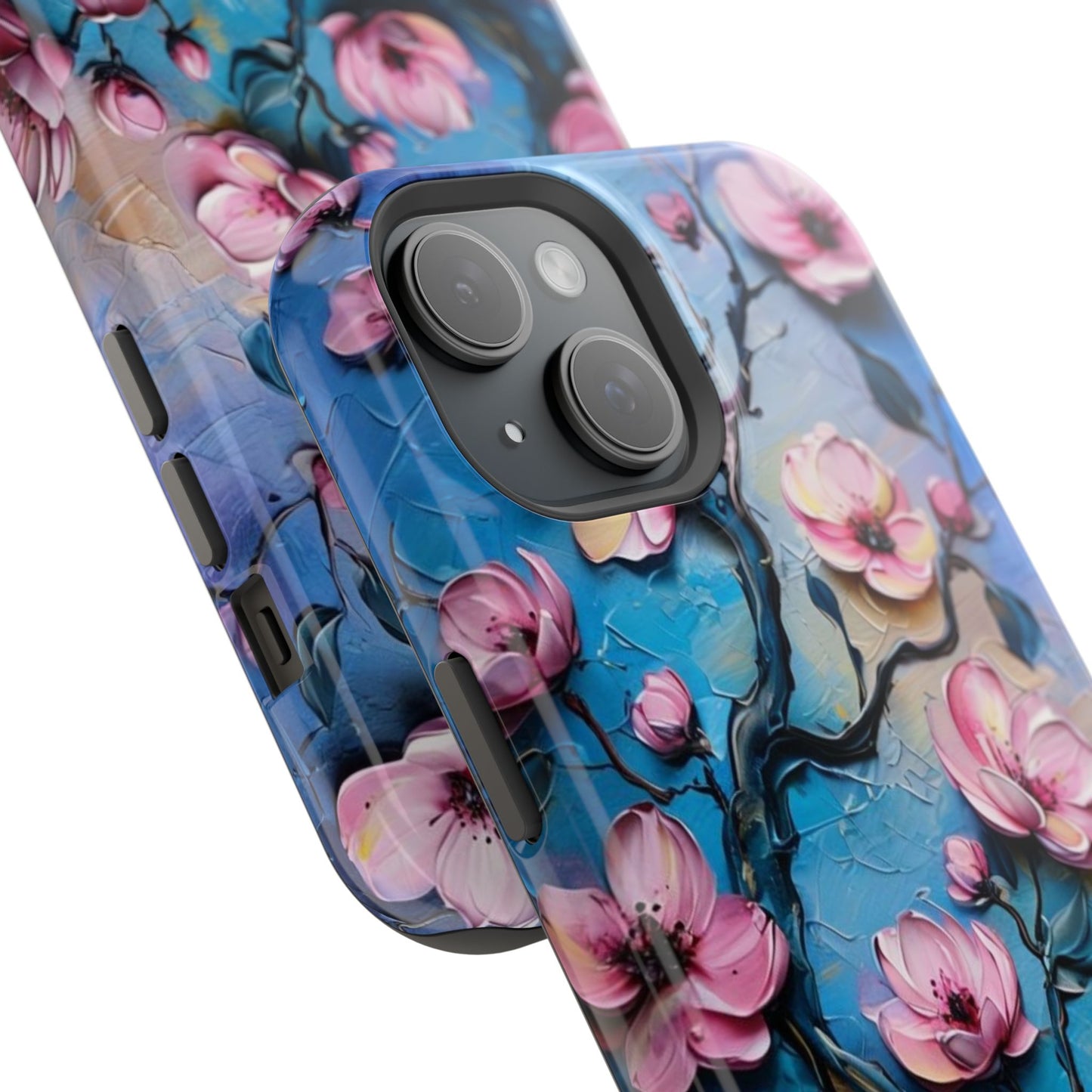 Floral Magnetic Tough Cases - Durable Phone Protection with Artistic Design, Phone Accessories, Gift for Her, Custom Cases,