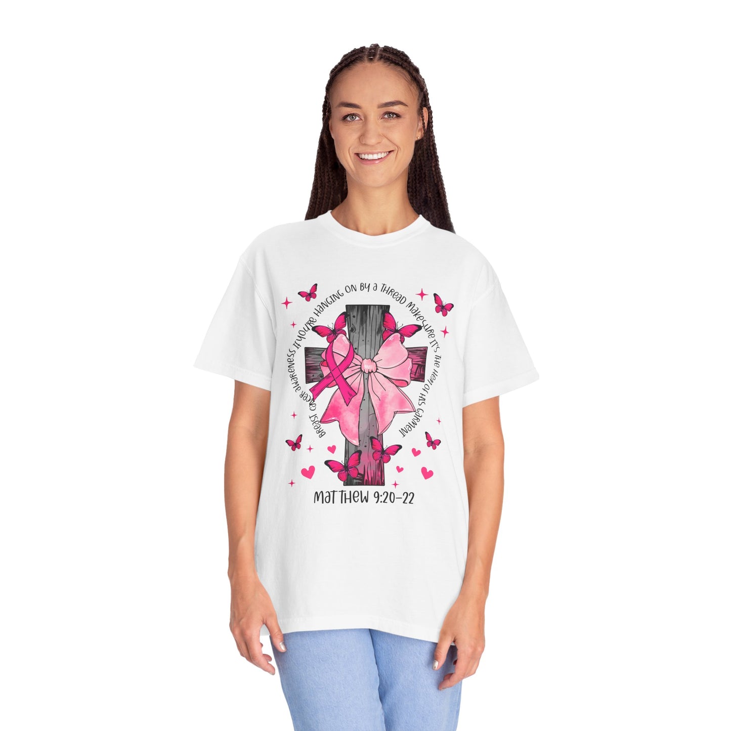 Butterfly and Ribbon Inspirational T-Shirt