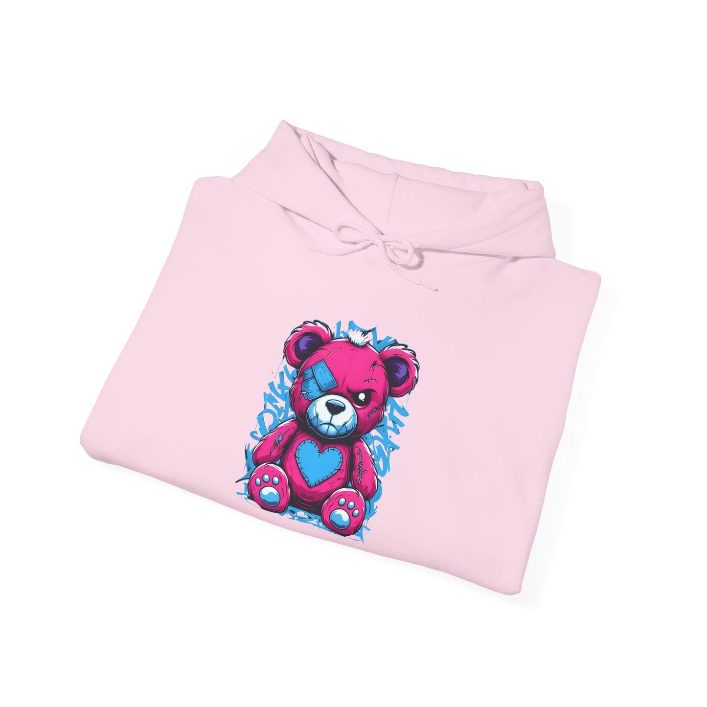 Cute Cartoon Bear Hoodie - Unisex Heavy Blend™ Sweatshirt