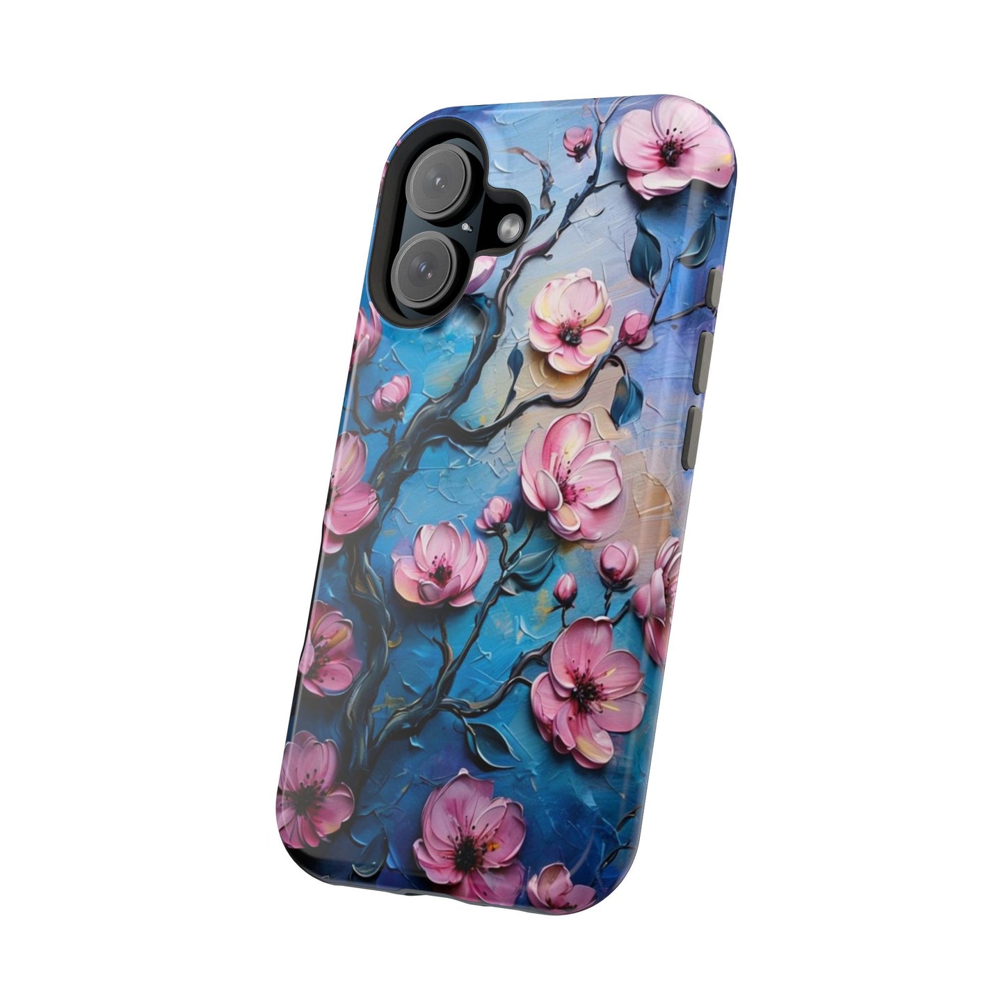 Floral Magnetic Tough Cases - Durable Phone Protection with Artistic Design, Phone Accessories, Gift for Her, Custom Cases,