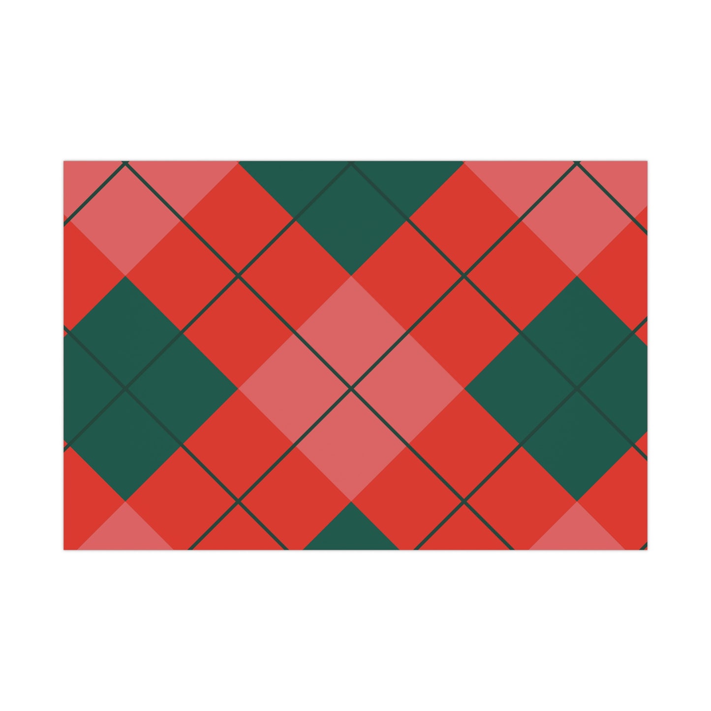 Festive Wrapping Paper Set - Holiday Gift Wrap, Christmas Wrapping Paper, Plaid Design, Eco-Friendly Packaging, Seasonal Celebrations