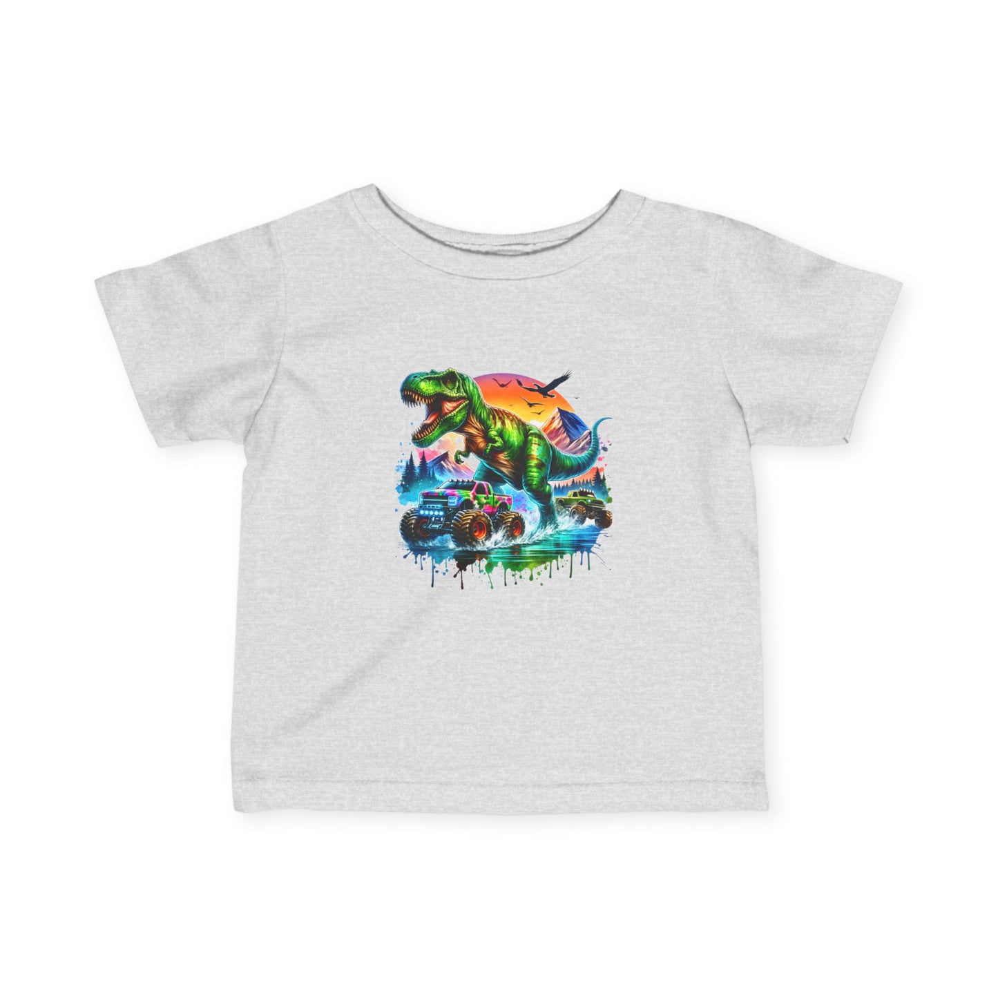 Infant Tee, Dinosaur Adventure Kids Shirt, Cute Toddler Tee, Prehistoric Dino Art, Gift for Baby Showers and Birthdays, Fun Baby Outfit