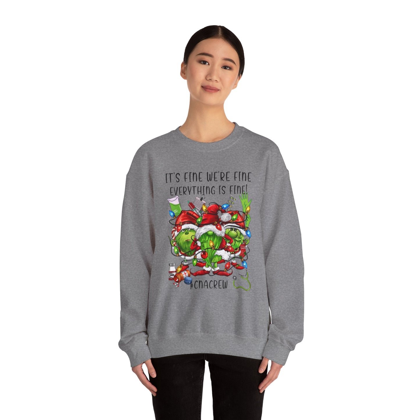 Gnome Sweatshirt, Christmas Theme Hoodie, Holiday Unisex Crewneck Jumper, Festive Winter Pullover, Cozy Xmas Sweater