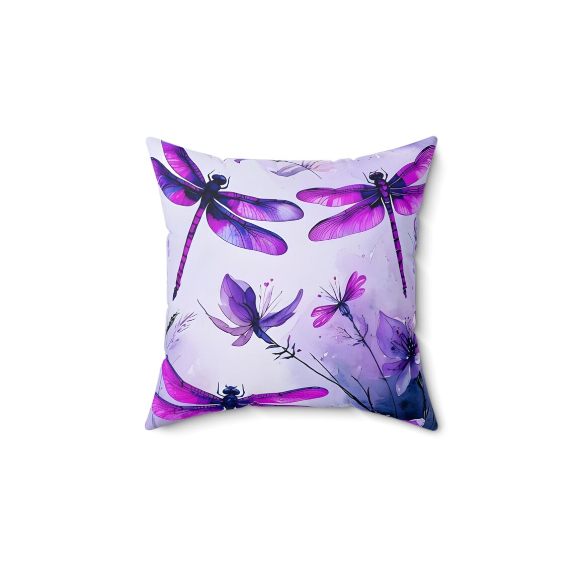 Dragonfly Design Pillow and Blanket Bundle - Cozy Home Decor